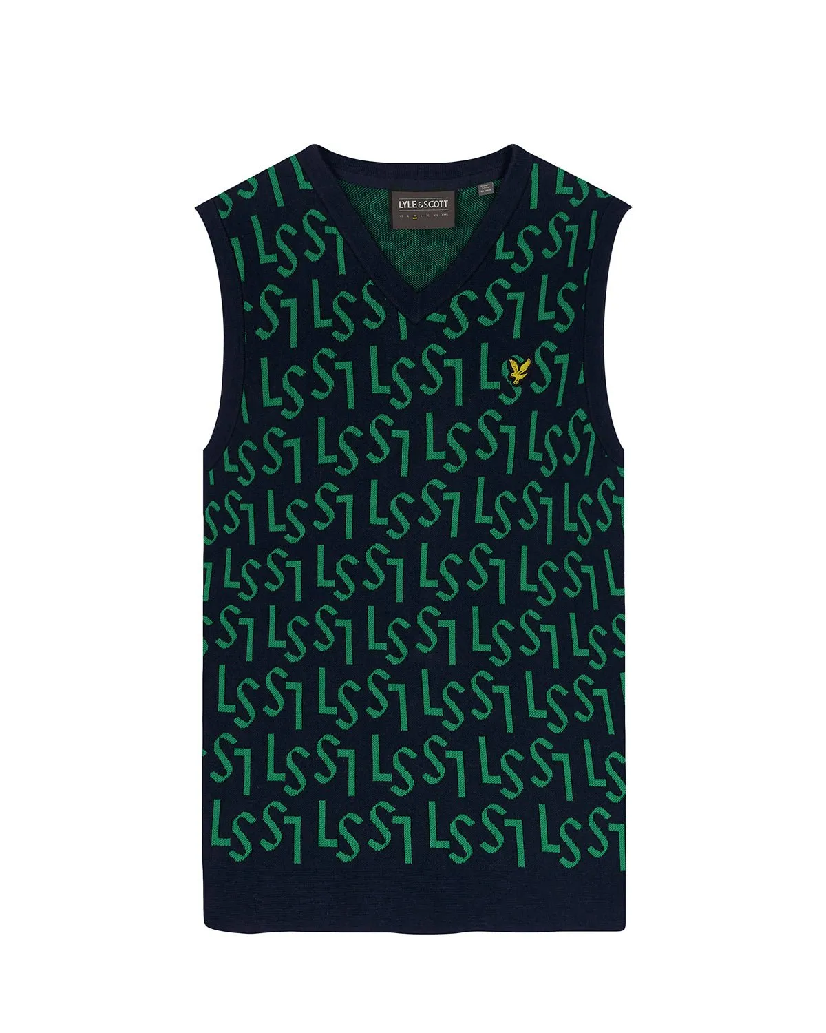 Monogram Knitted Vest sold by Lyle & Scott product image thumbnail 5
