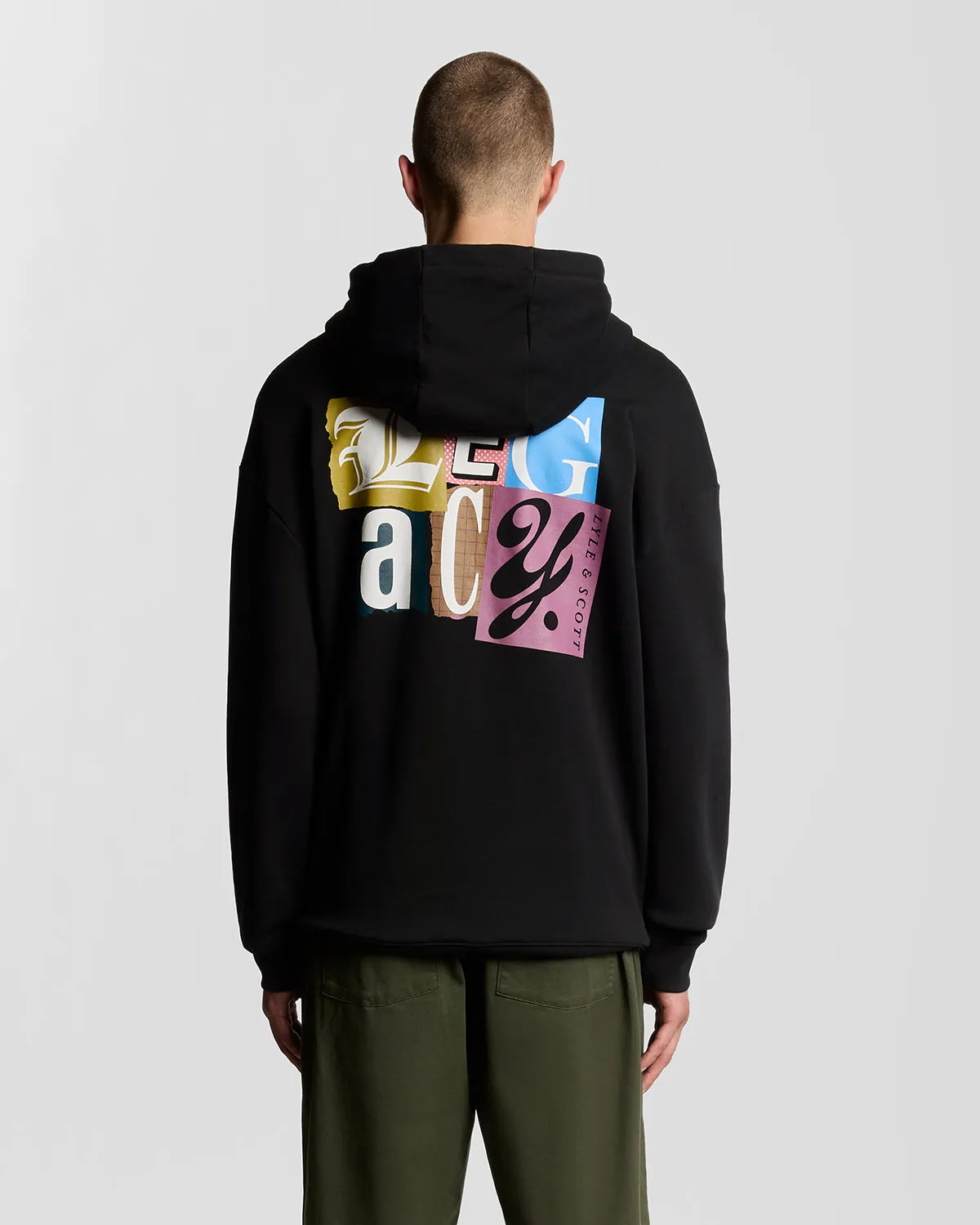 Paper Letters Graphic Hoodie sold by Lyle & Scott product image thumbnail 4