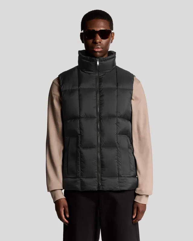 Square Cocoon Puffer Gilet sold by Lyle & Scott
