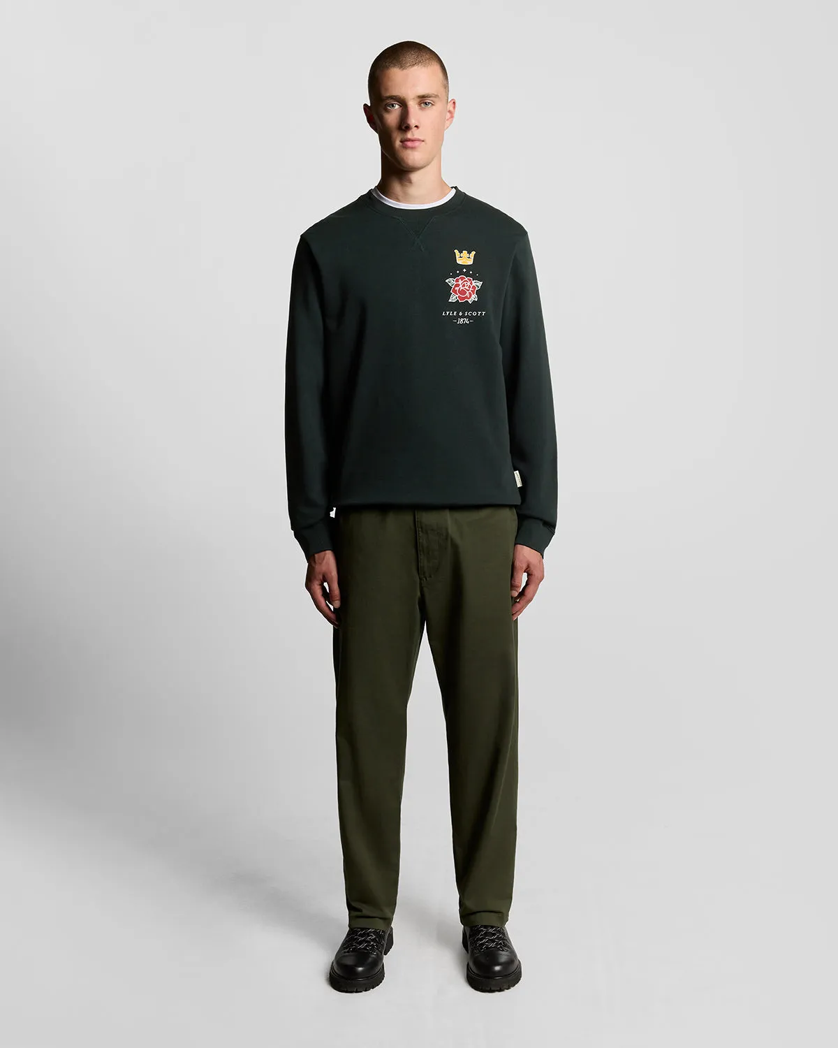 Pub Graphic Crew Neck Sweatshirt sold by Lyle & Scott product image thumbnail 2