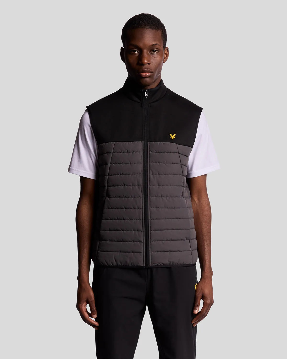 Sports Hybrid Fleece Gilet sold by Lyle & Scott