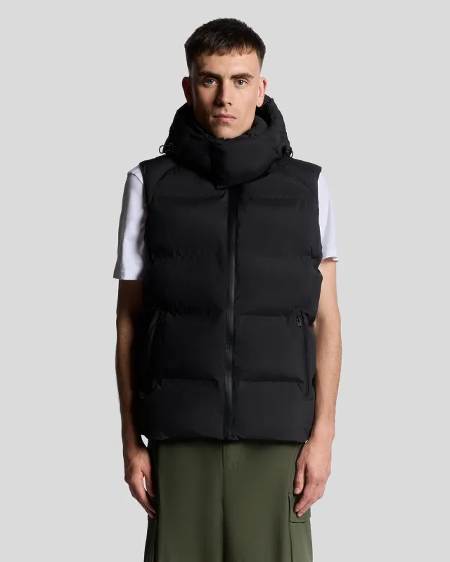 Heavyweight Hooded Puffer Gilet sold by Lyle & Scott