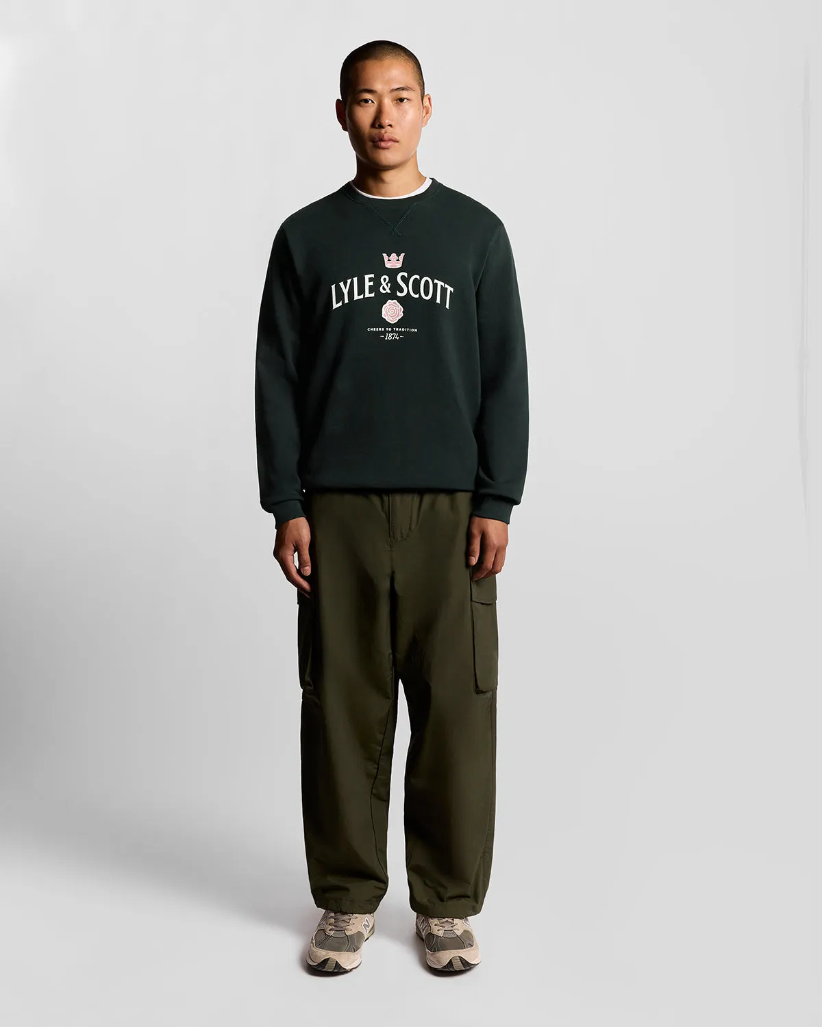 Cheers Graphic Crew Neck Sweatshirt sold by Lyle & Scott product image thumbnail 2