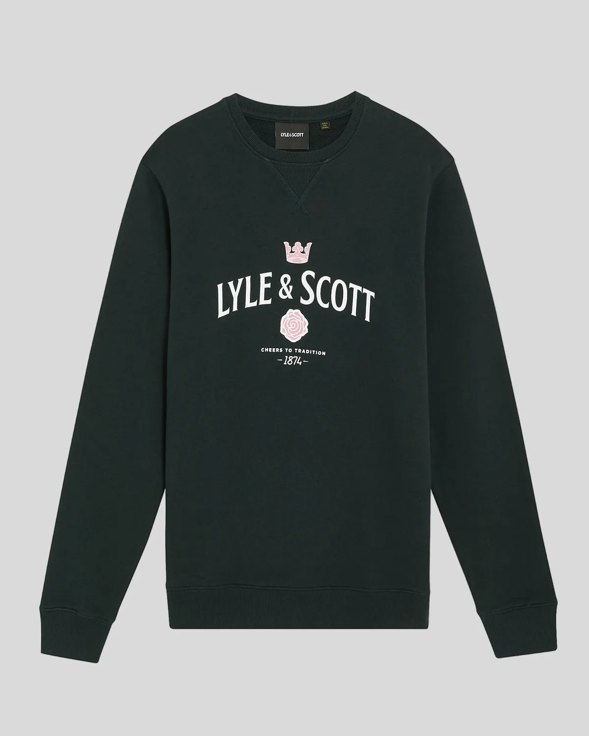 Cheers Graphic Crew Neck Sweatshirt sold by Lyle & Scott product image thumbnail 5