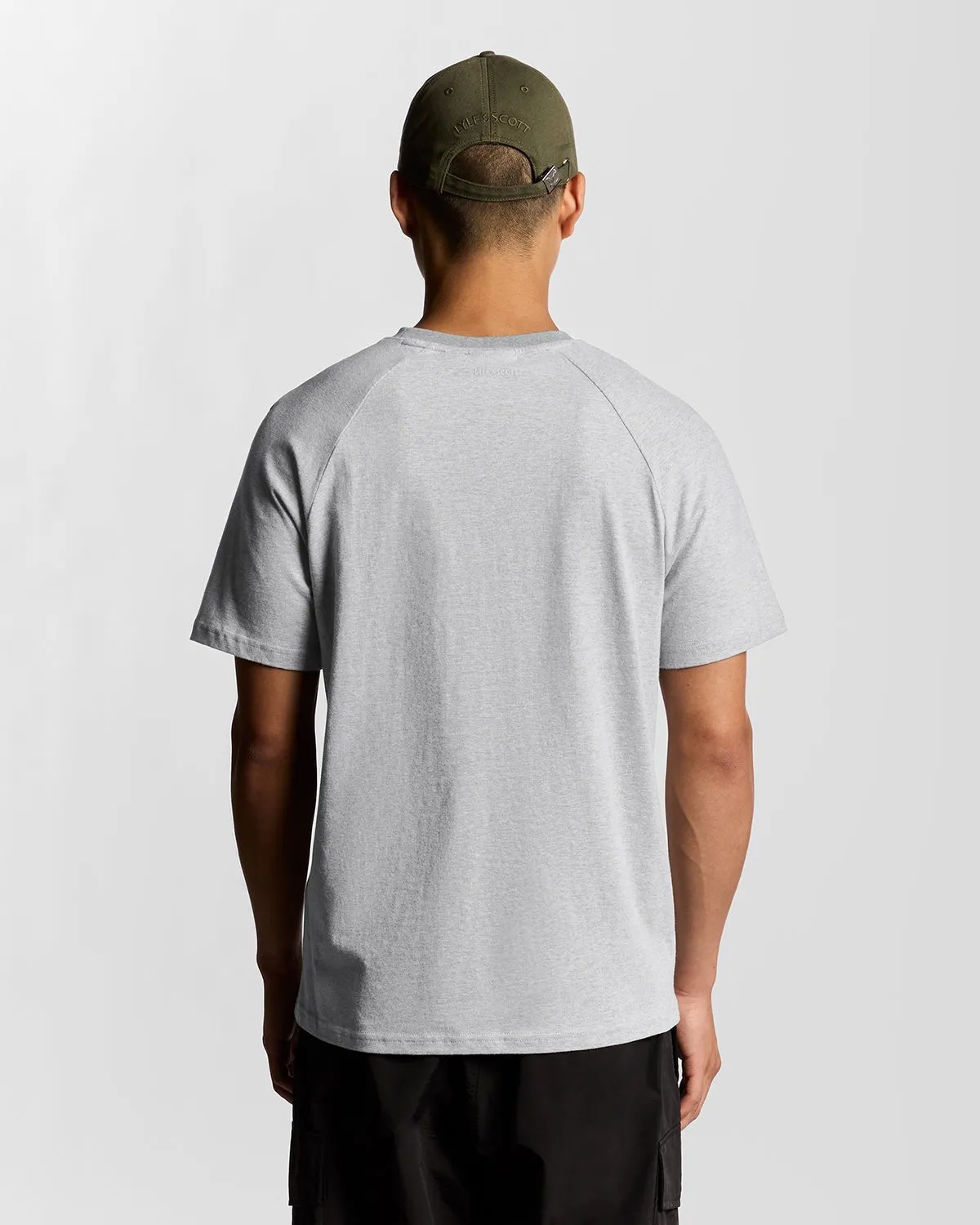 Half Raglan Cotton T-Shirt sold by Lyle & Scott product image thumbnail 4