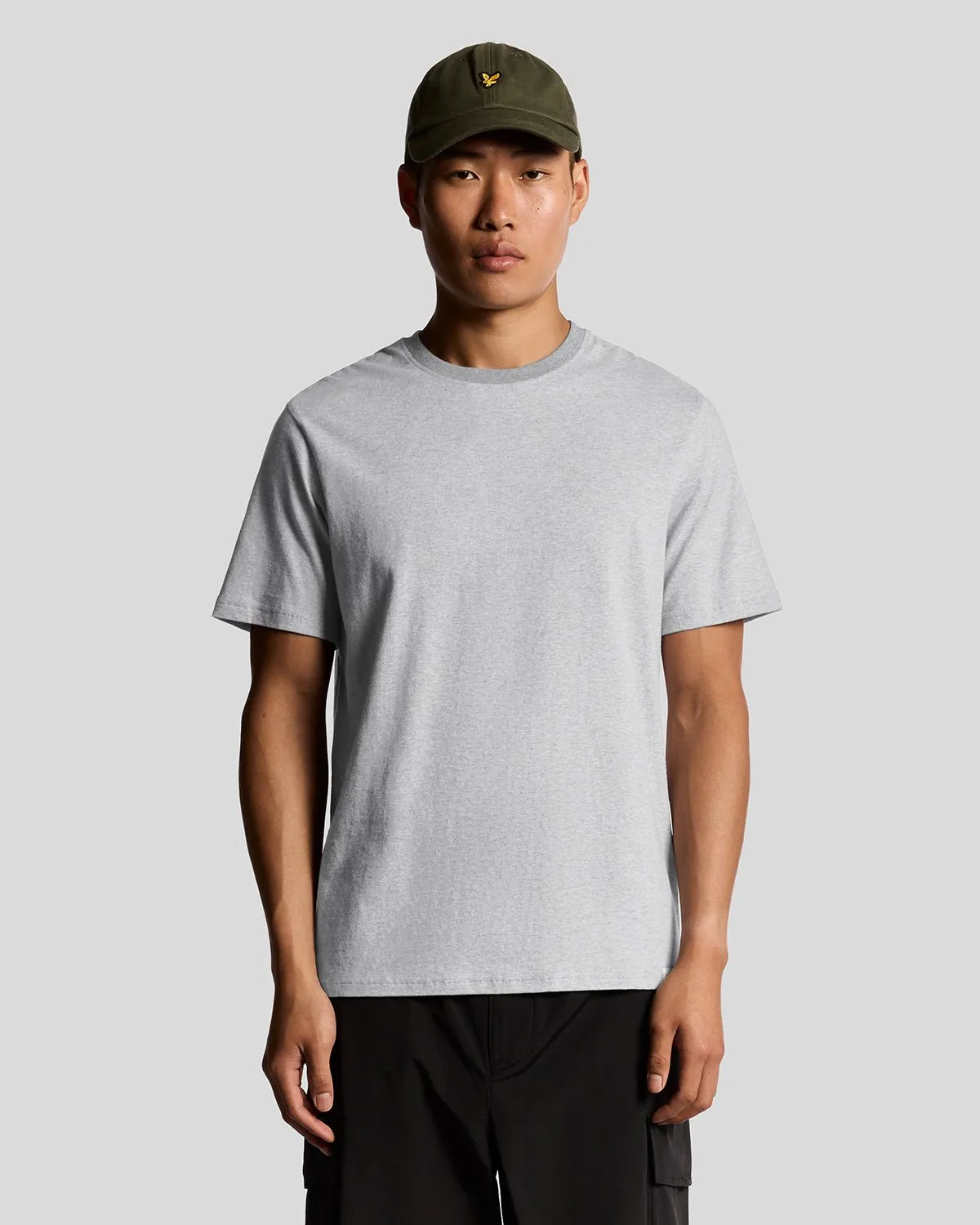 Half Raglan Cotton T-Shirt sold by Lyle & Scott