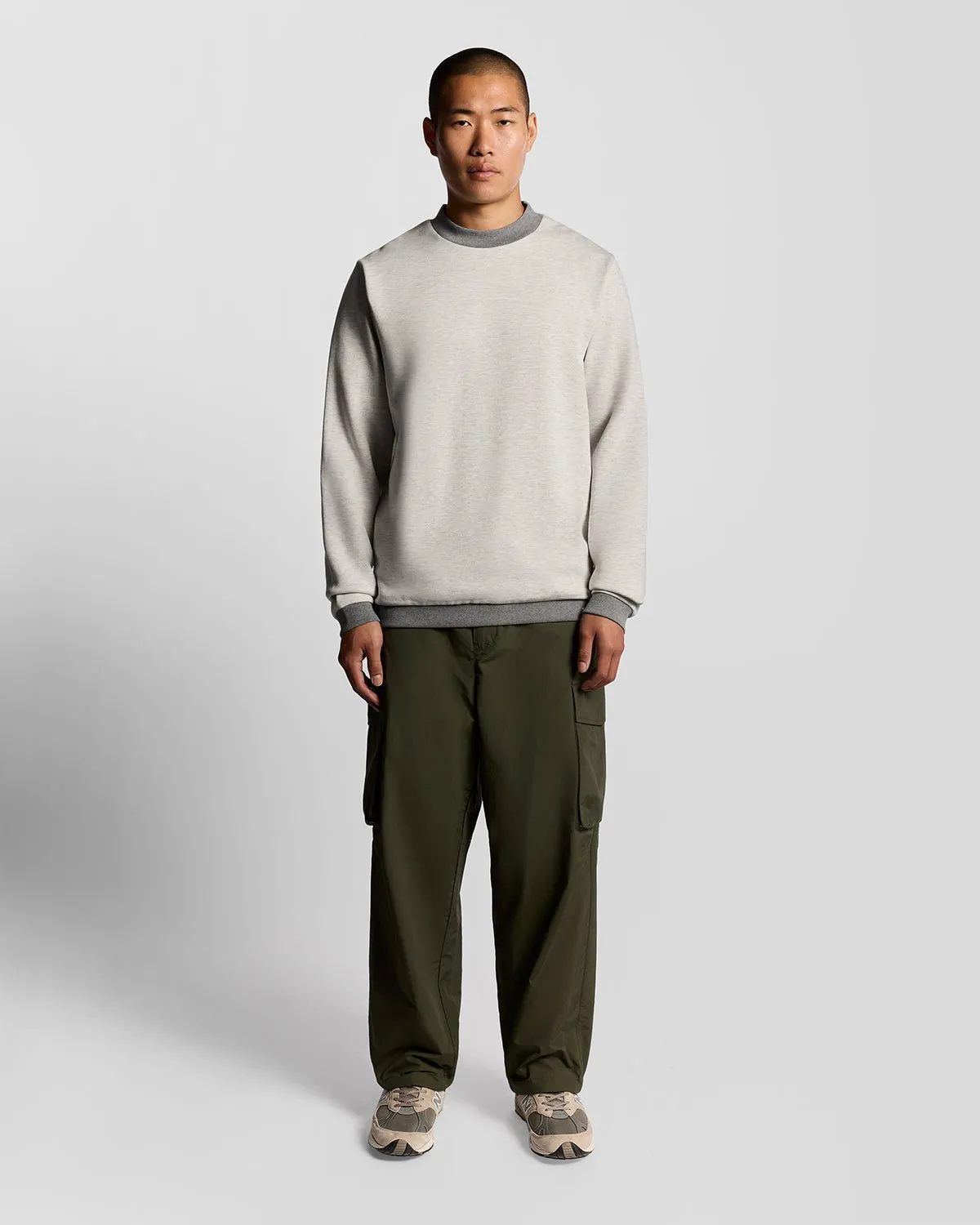 Half Raglan Sleeve Panneled Sweatshirt sold by Lyle & Scott product image thumbnail 2