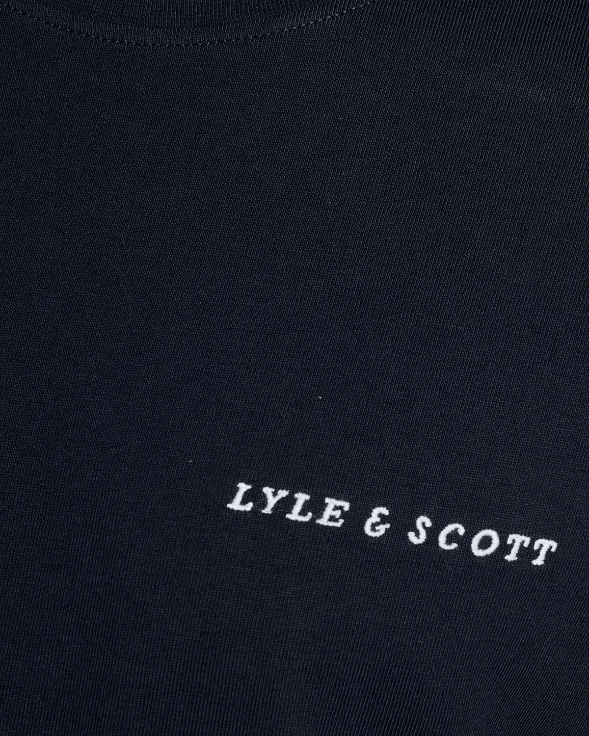 Script Logo Cotton Crew Neck T-Shirt sold by Lyle & Scott product image thumbnail 3