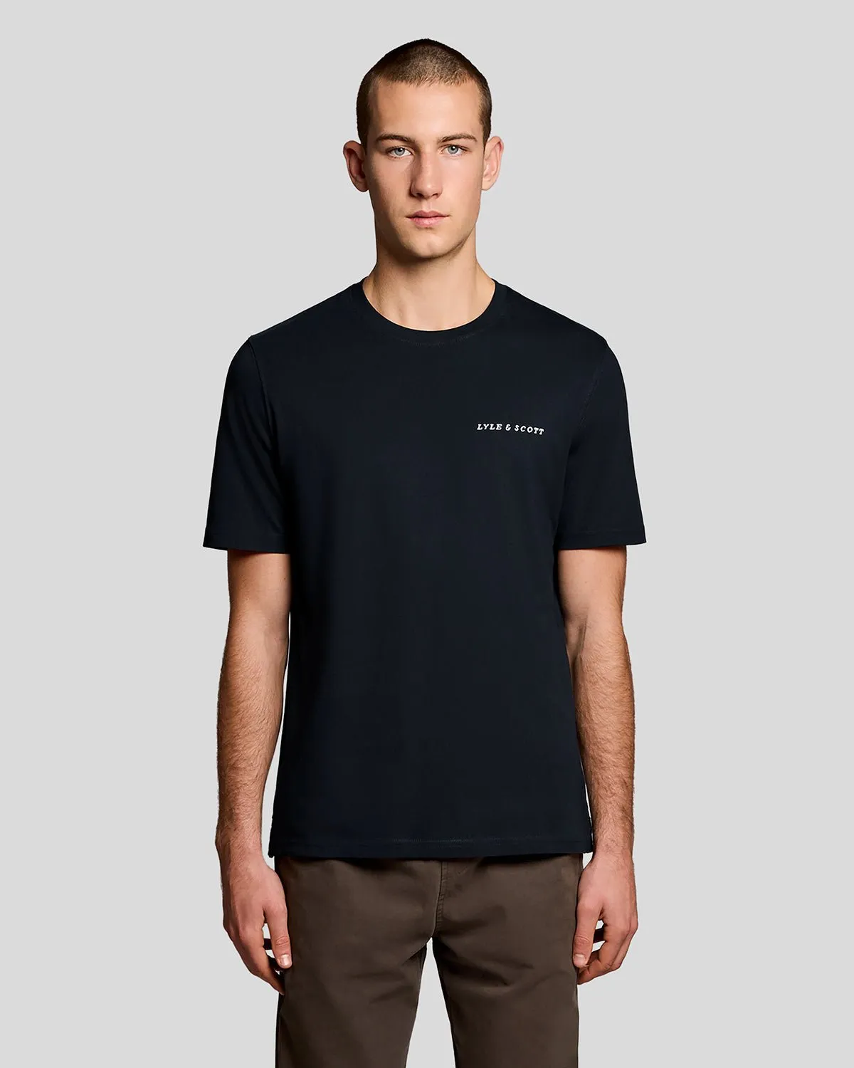 Script Logo Cotton Crew Neck T-Shirt sold by Lyle & Scott product image thumbnail 5