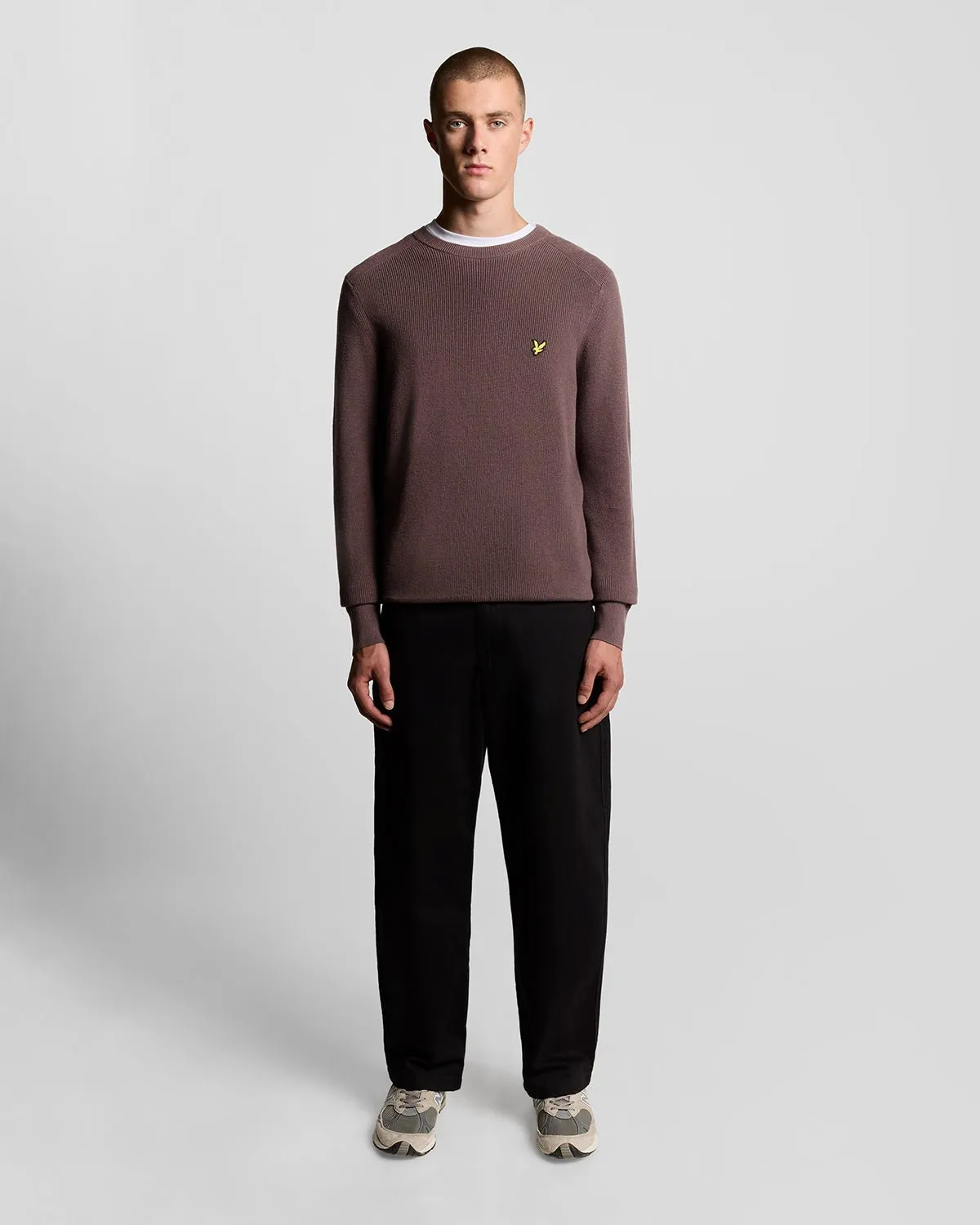 Engineered Rib Crew Neck Jumper sold by Lyle & Scott product image thumbnail 2