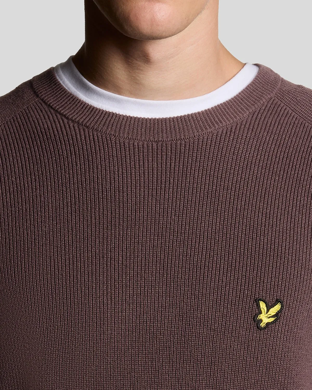 Engineered Rib Crew Neck Jumper sold by Lyle & Scott product image thumbnail 3