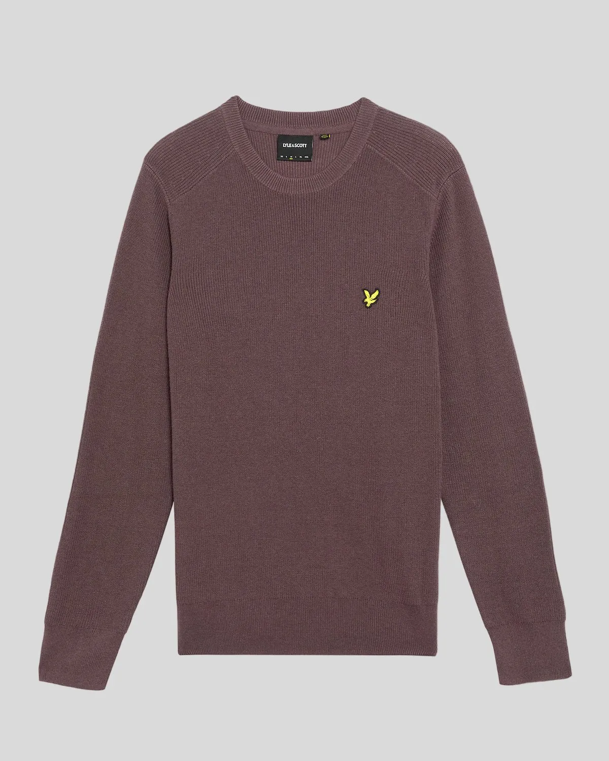 Engineered Rib Crew Neck Jumper sold by Lyle & Scott product image thumbnail 5