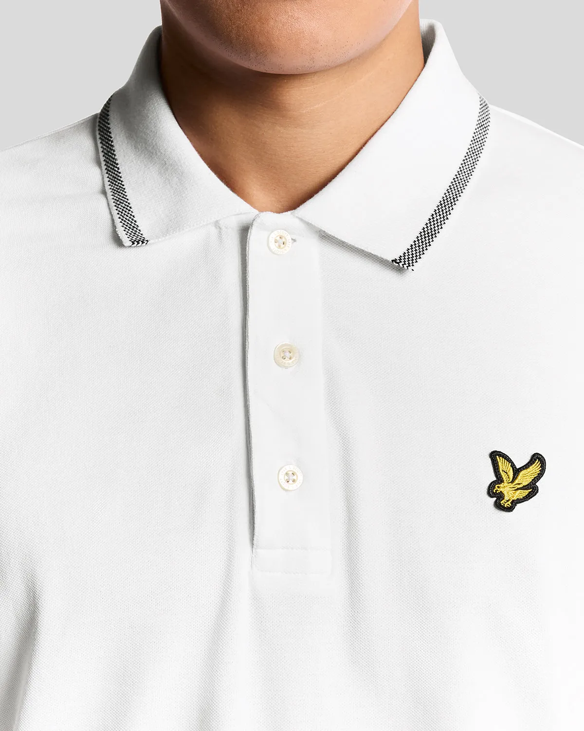 Birdseye Half Tipped Polo sold by Lyle & Scott product image thumbnail 3