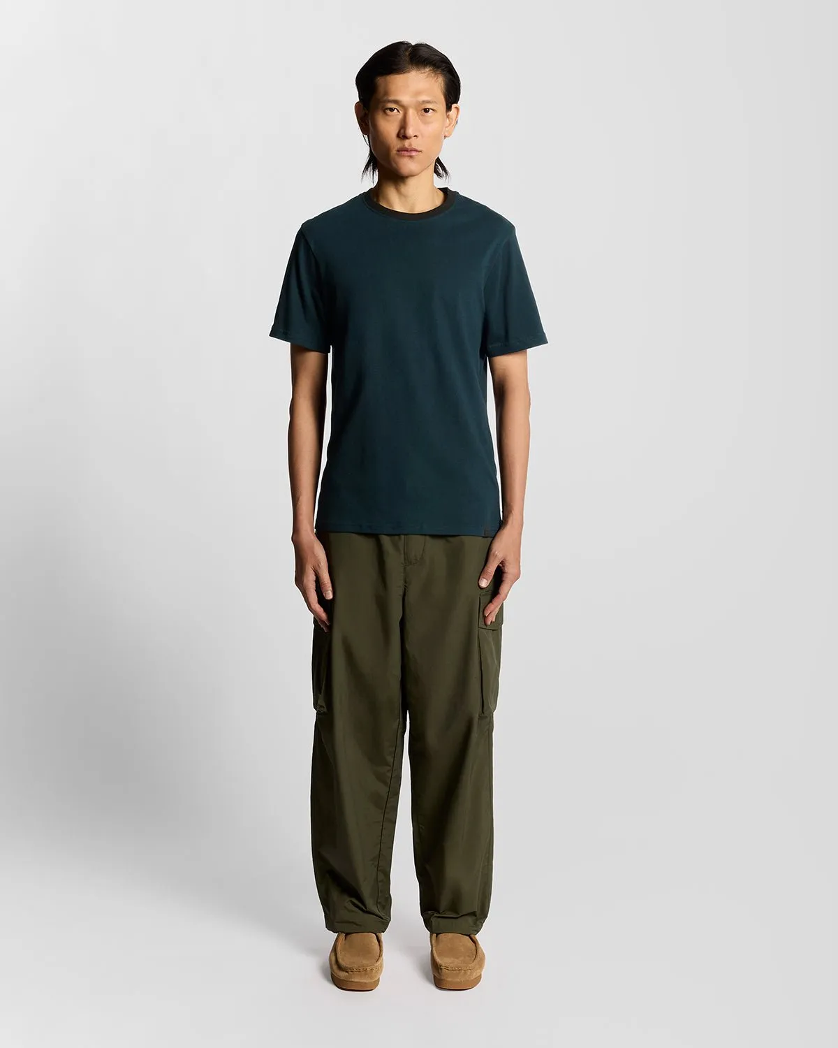 Half Raglan Cotton T-Shirt sold by Lyle & Scott product image thumbnail 2