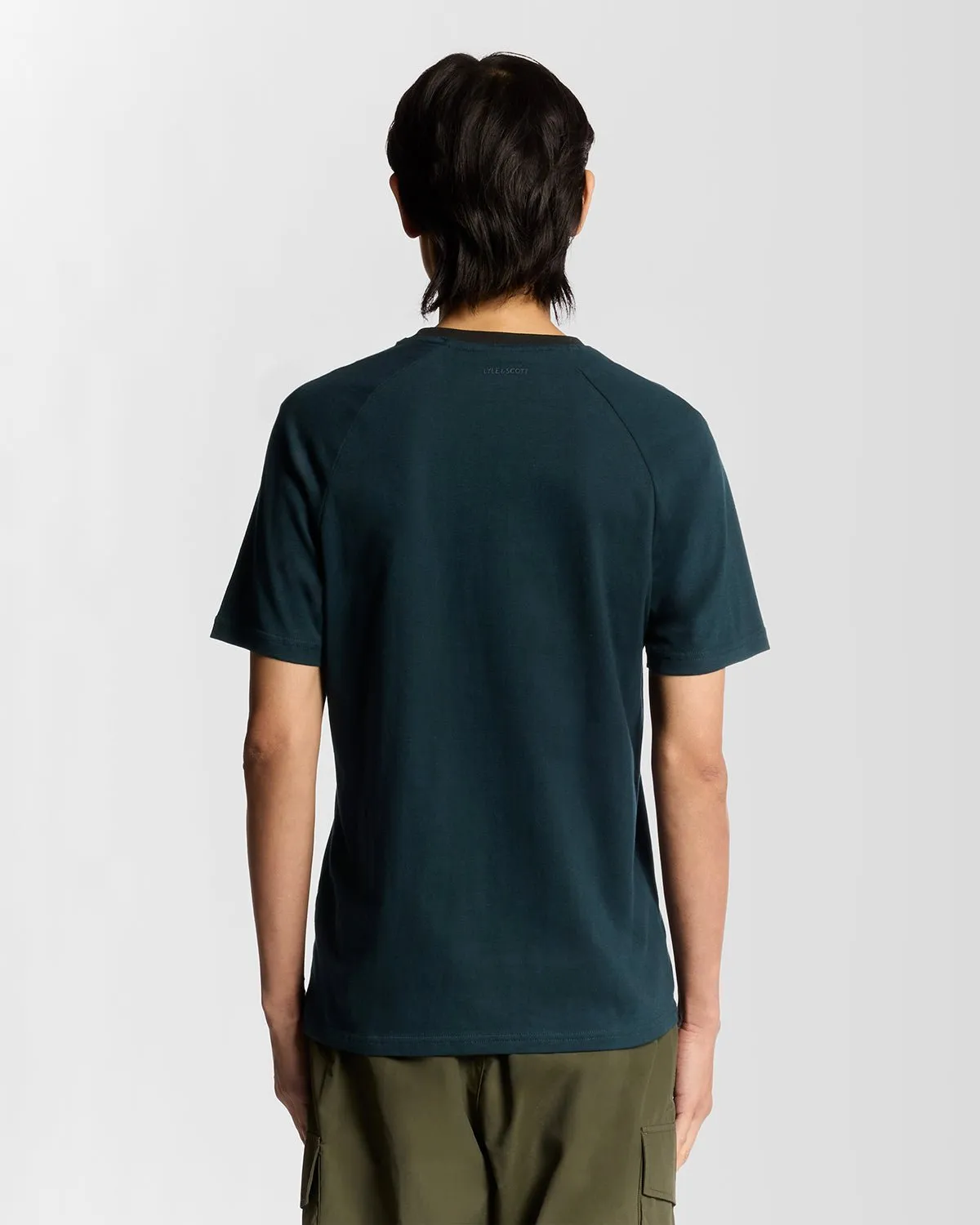 Half Raglan Cotton T-Shirt sold by Lyle & Scott product image thumbnail 4