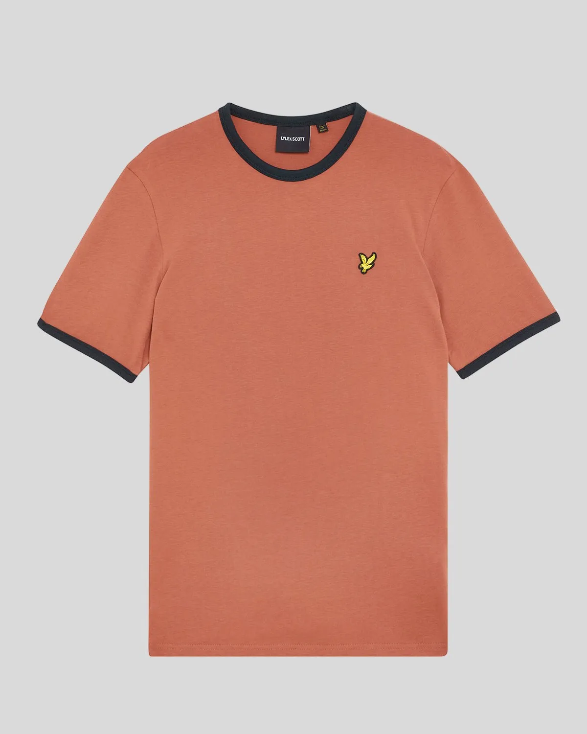 Ringer Cotton Crew Neck T-Shirt sold by Lyle & Scott product image thumbnail 5