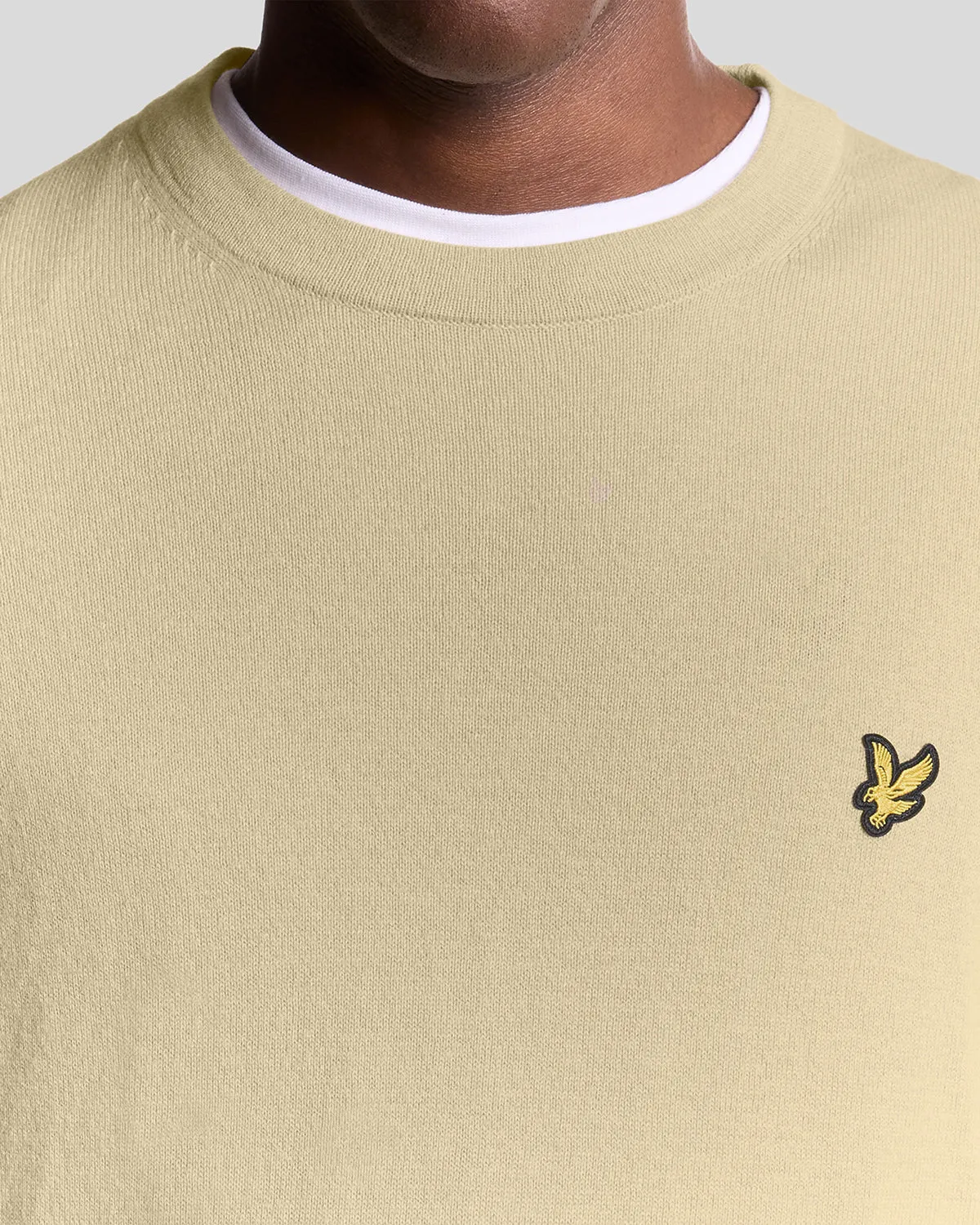 Cotton Merino Crew Neck Jumper sold by Lyle & Scott product image thumbnail 3