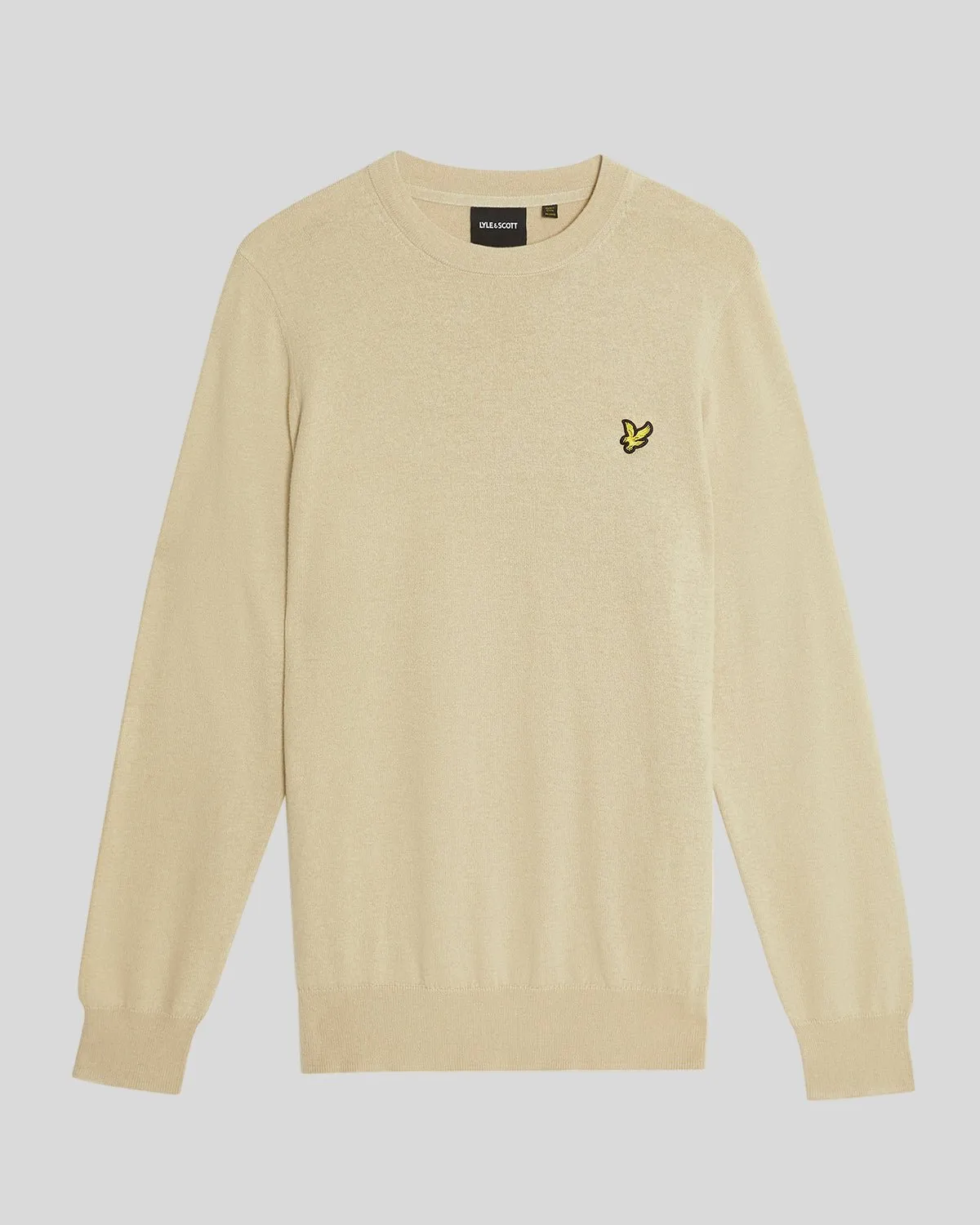 Cotton Merino Crew Neck Jumper sold by Lyle & Scott product image thumbnail 5