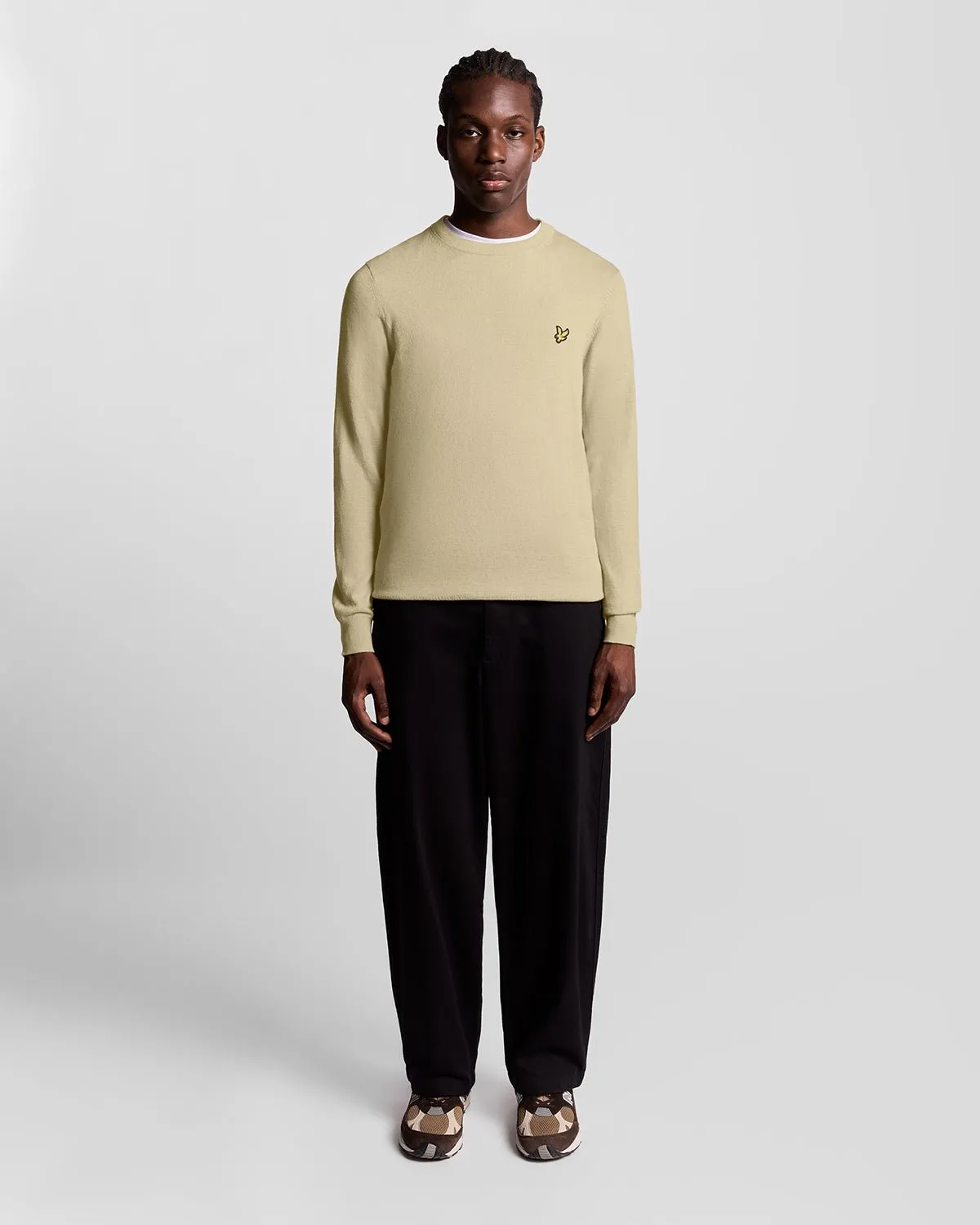 Cotton Merino Crew Neck Jumper sold by Lyle & Scott product image thumbnail 2