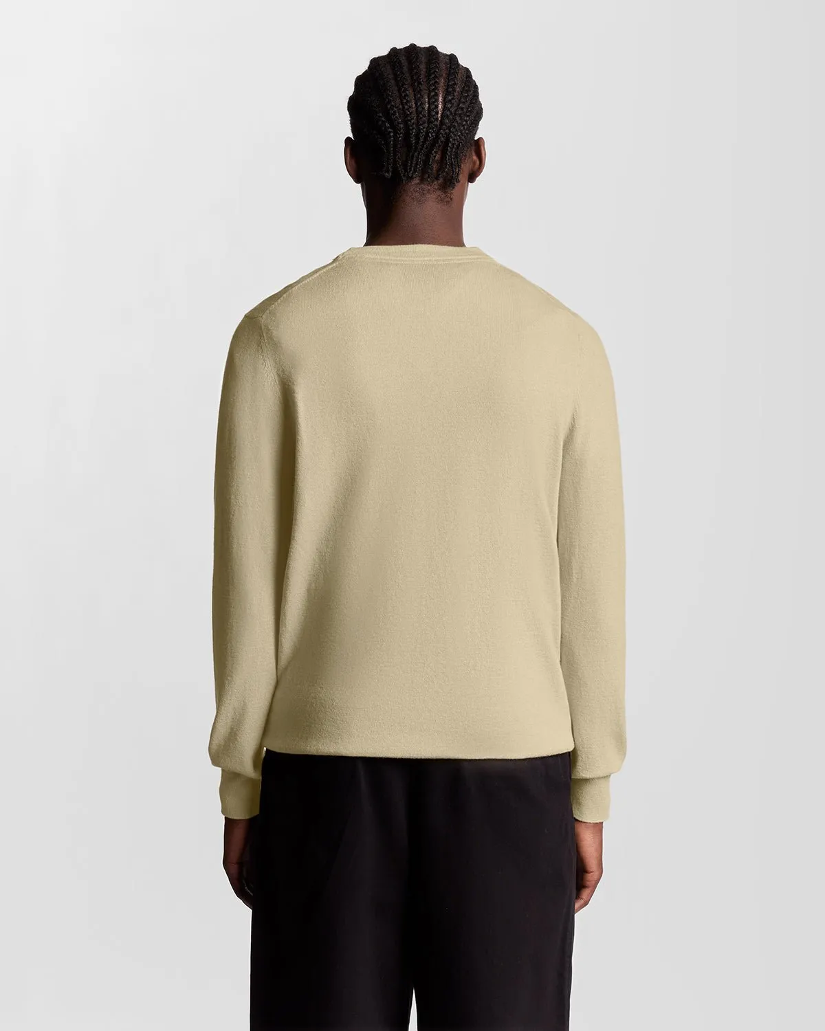 Cotton Merino Crew Neck Jumper sold by Lyle & Scott product image thumbnail 4