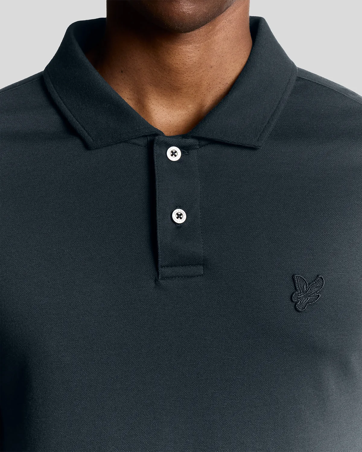 Heavyweight Marl Polo Shirt sold by Lyle & Scott product image thumbnail 4