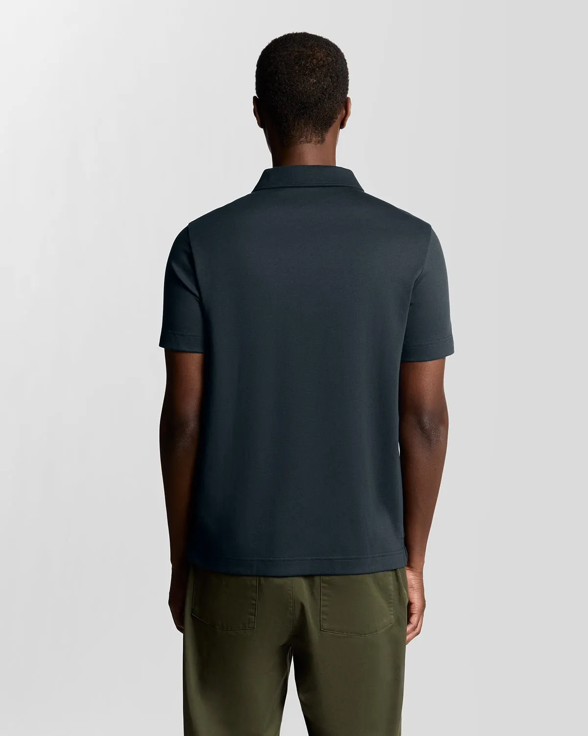 Heavyweight Marl Polo Shirt sold by Lyle & Scott product image thumbnail 3