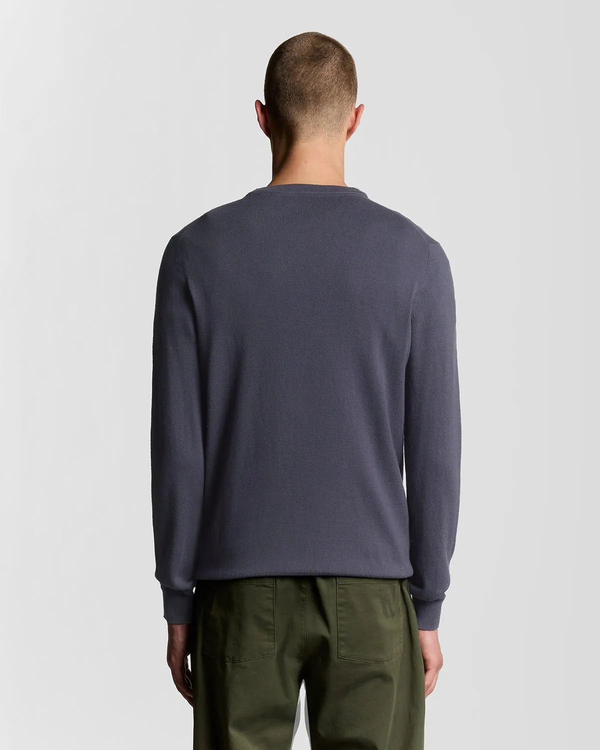 Cotton Merino Crew Neck Jumper sold by Lyle & Scott product image thumbnail 4