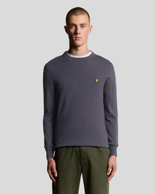 Cotton Merino Crew Neck Jumper sold by Lyle & Scott