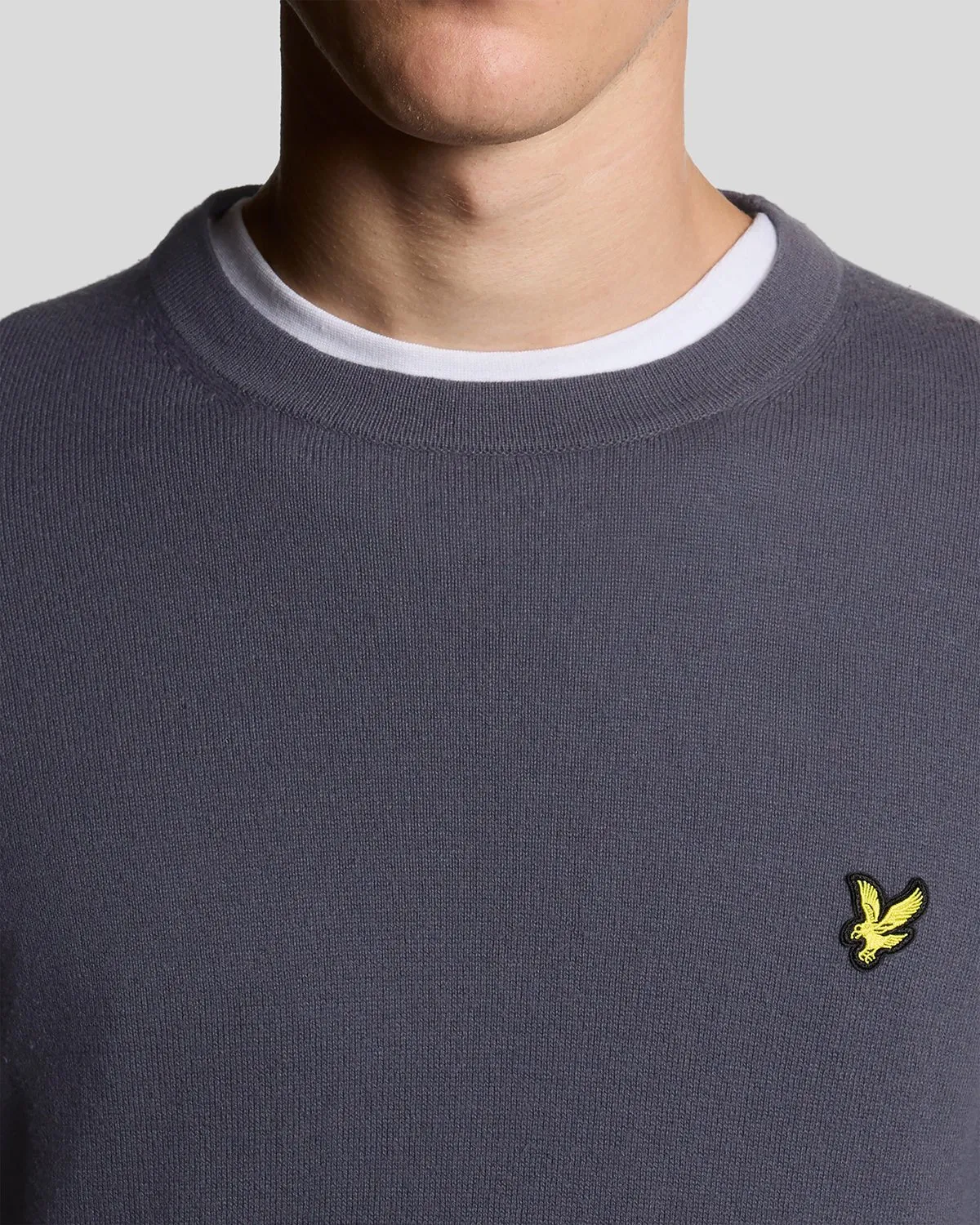 Cotton Merino Crew Neck Jumper sold by Lyle & Scott product image thumbnail 3