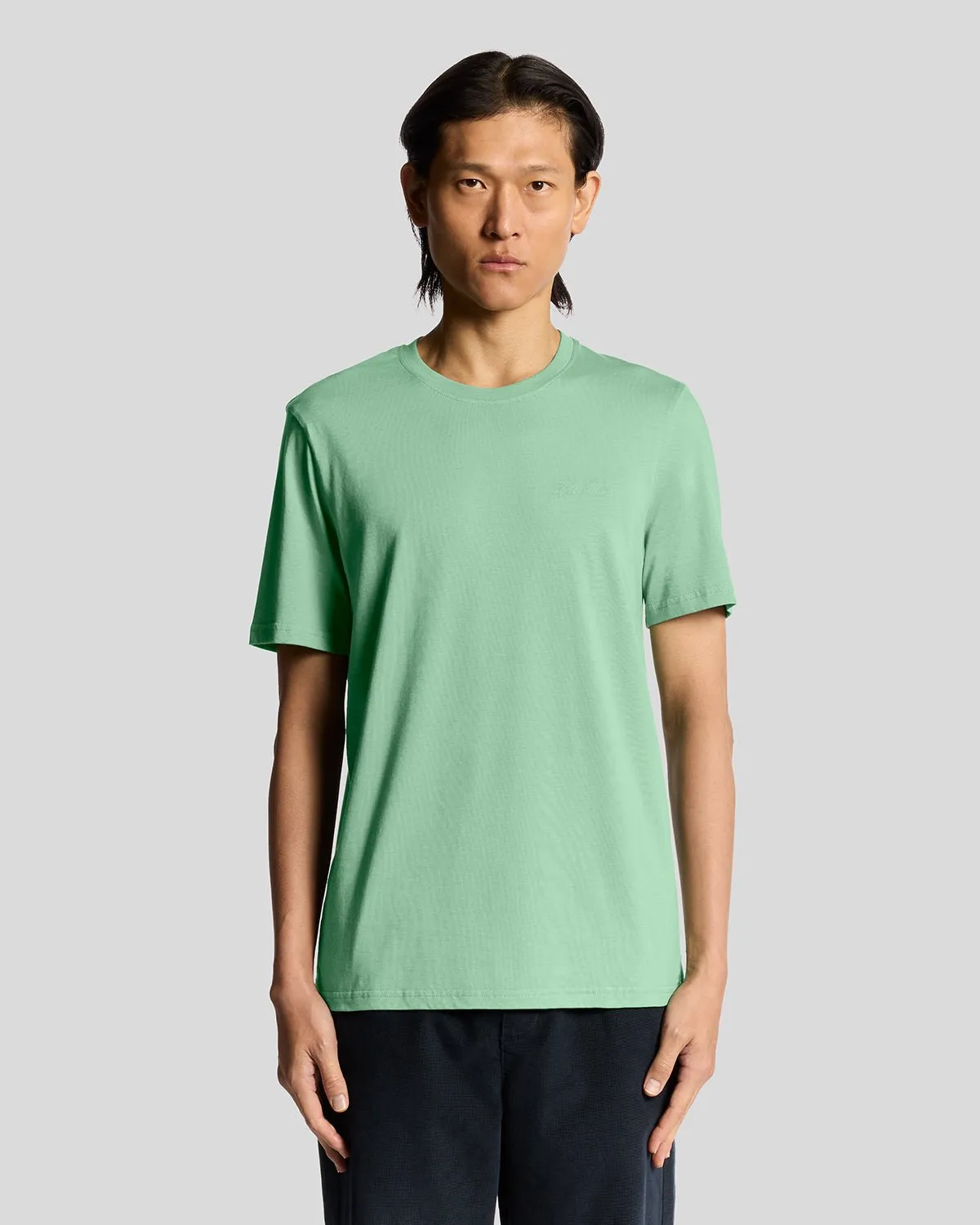 Superfine Cotton Script T-Shirt sold by Lyle & Scott