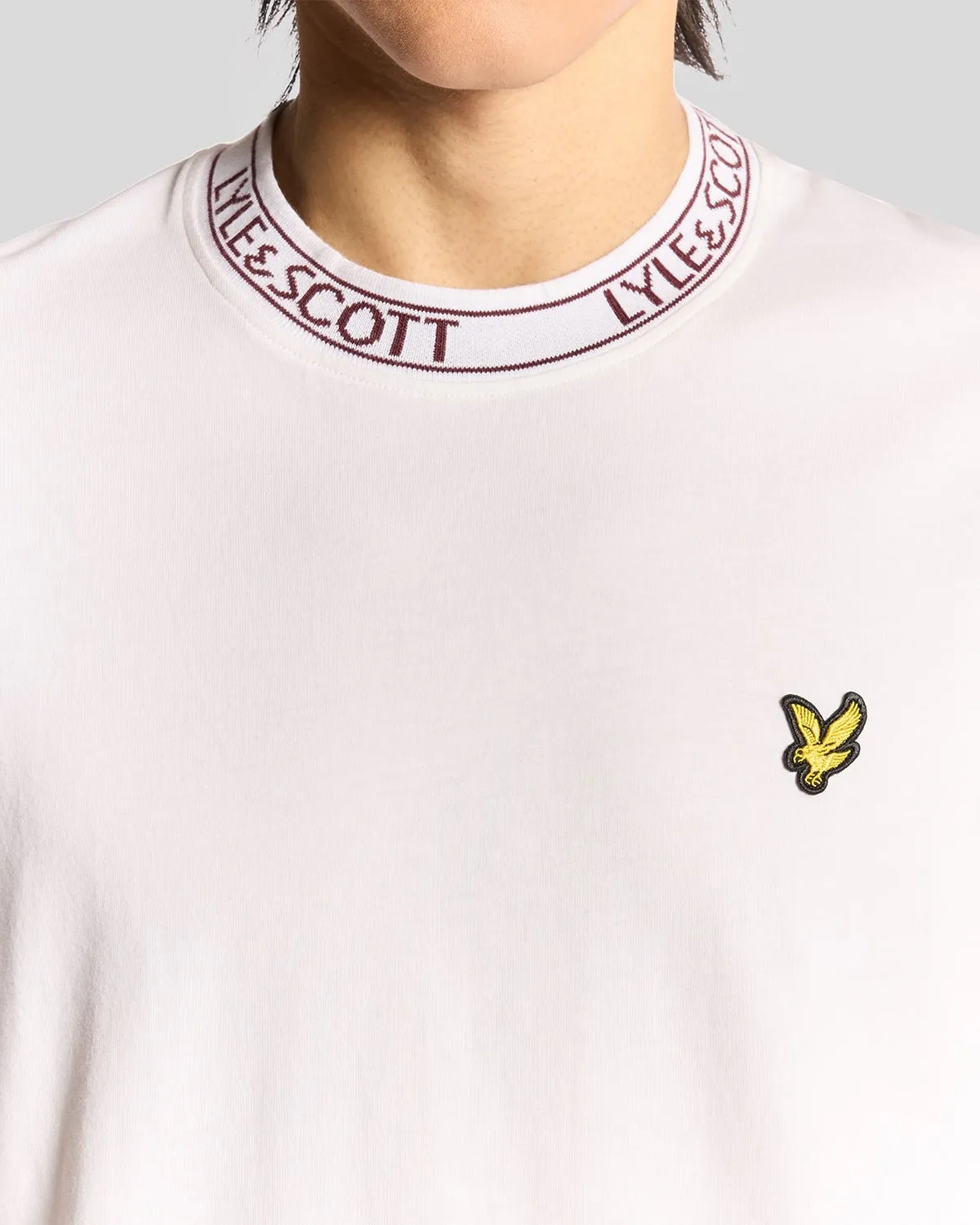 Collar Logo Ribbed T-Shirt sold by Lyle & Scott product image thumbnail 3