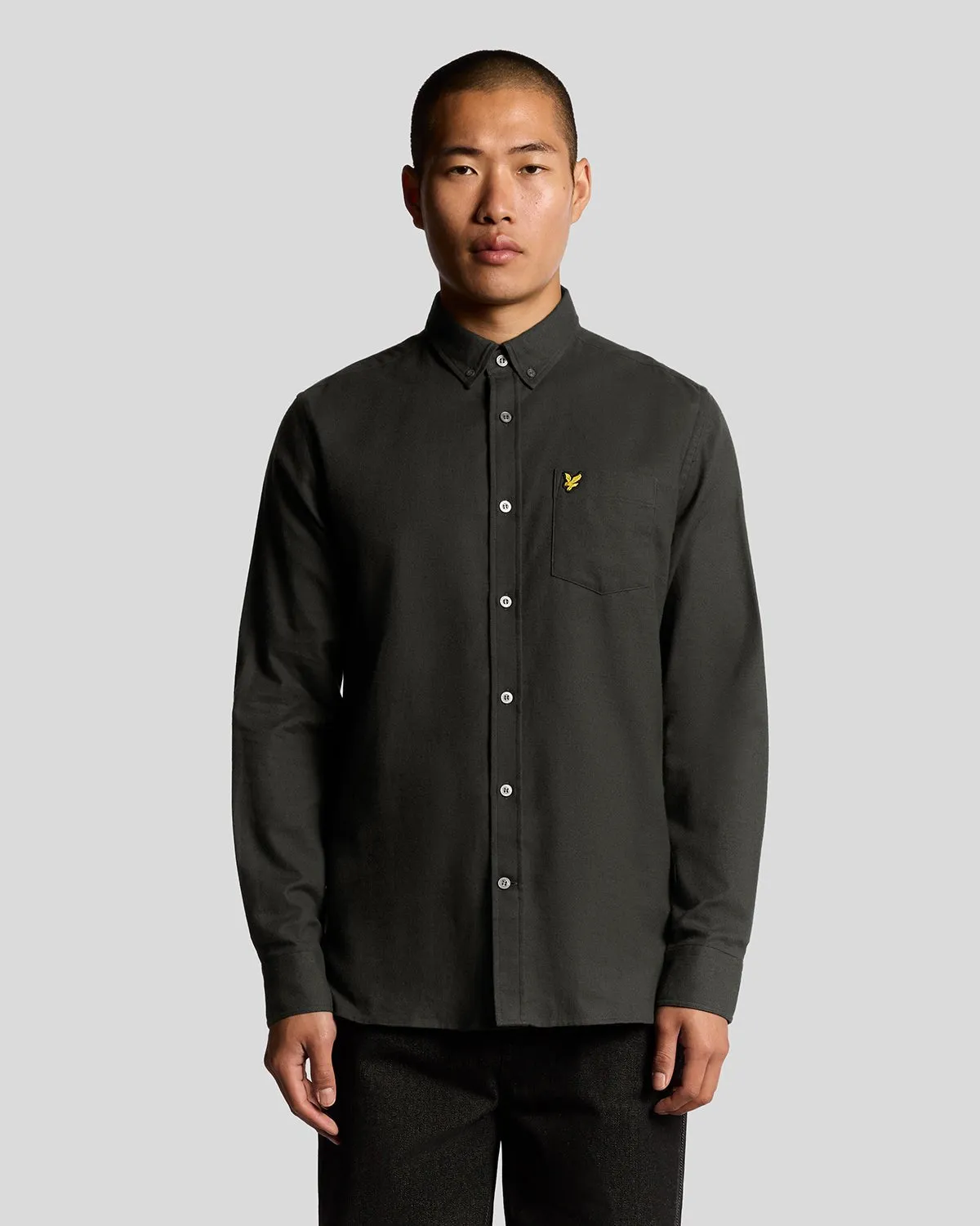 Button Down Flannel Shirt sold by Lyle & Scott