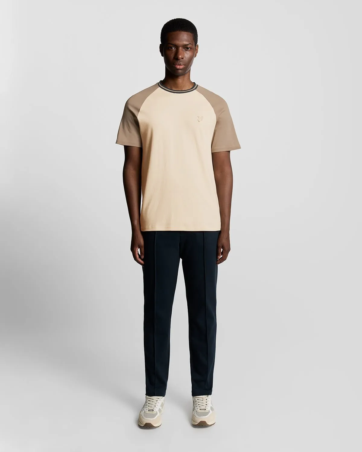 Interlock Contrast Raglan T-shirt sold by Lyle & Scott product image thumbnail 2