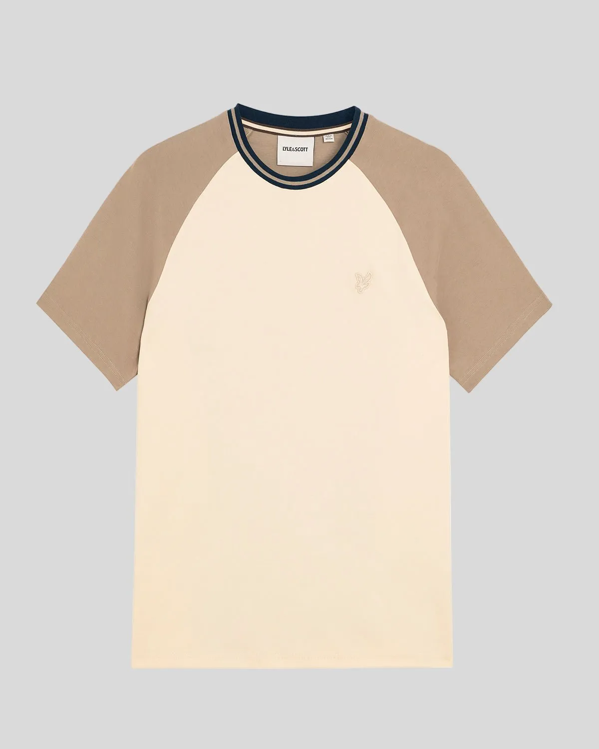 Interlock Contrast Raglan T-shirt sold by Lyle & Scott product image thumbnail 5