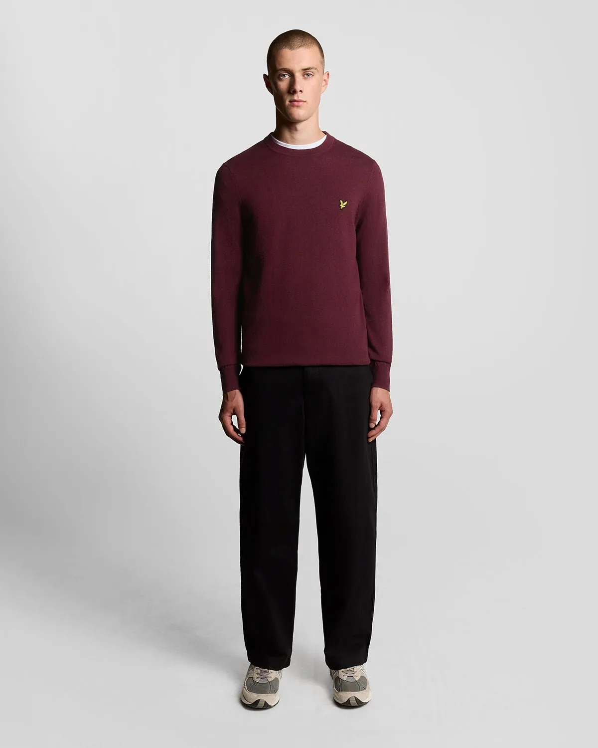 Cotton Merino Crew Neck Jumper sold by Lyle & Scott product image thumbnail 2