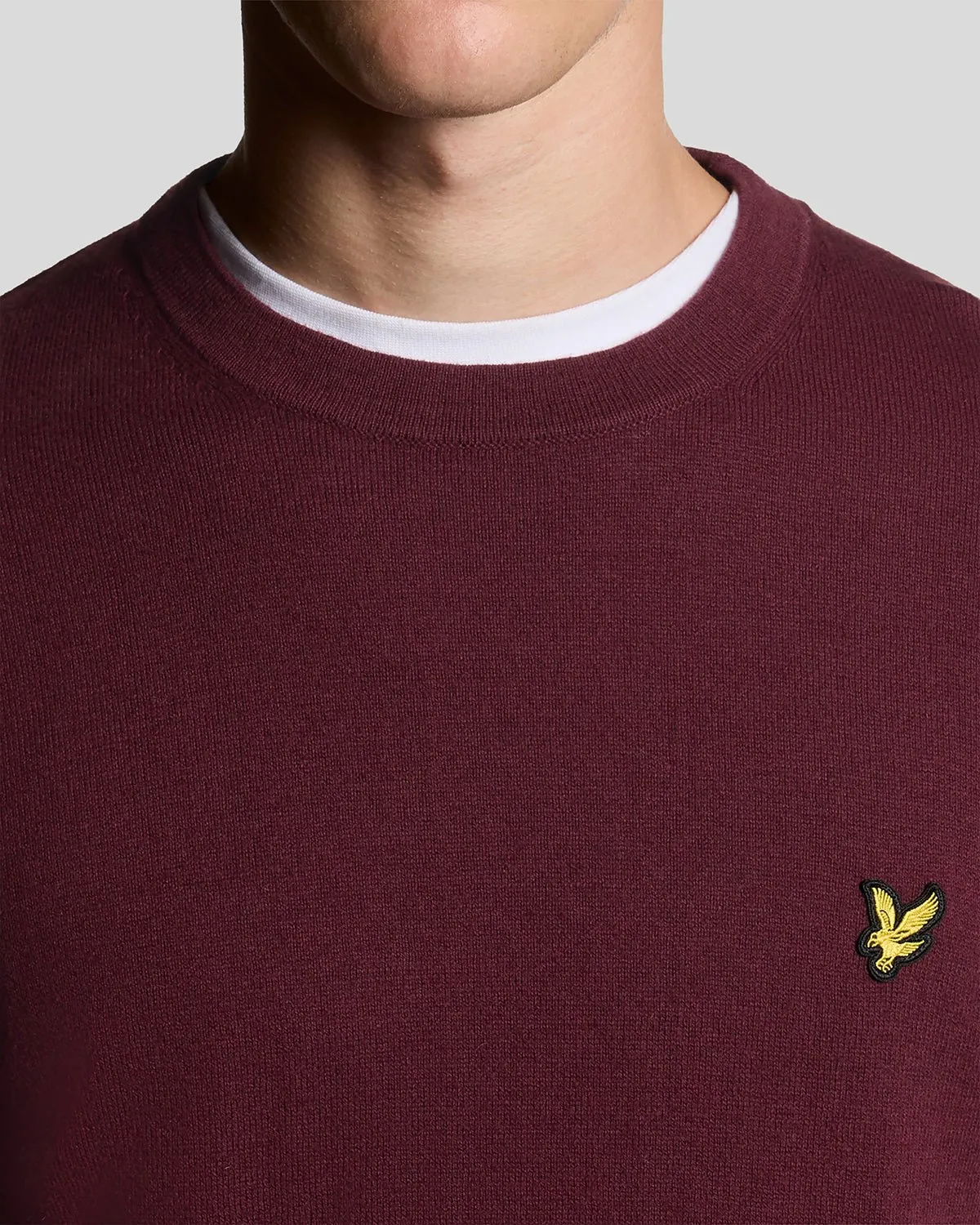Cotton Merino Crew Neck Jumper sold by Lyle & Scott product image thumbnail 3