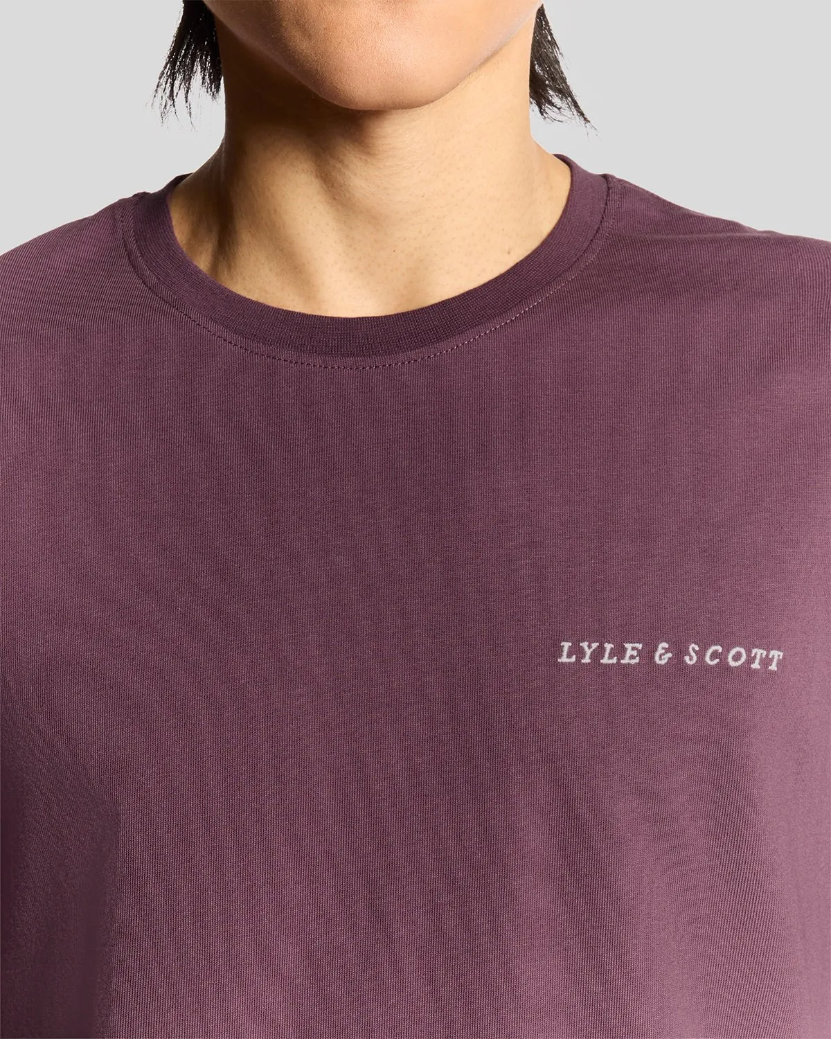 Script Logo Cotton Crew Neck T-Shirt sold by Lyle & Scott product image thumbnail 4