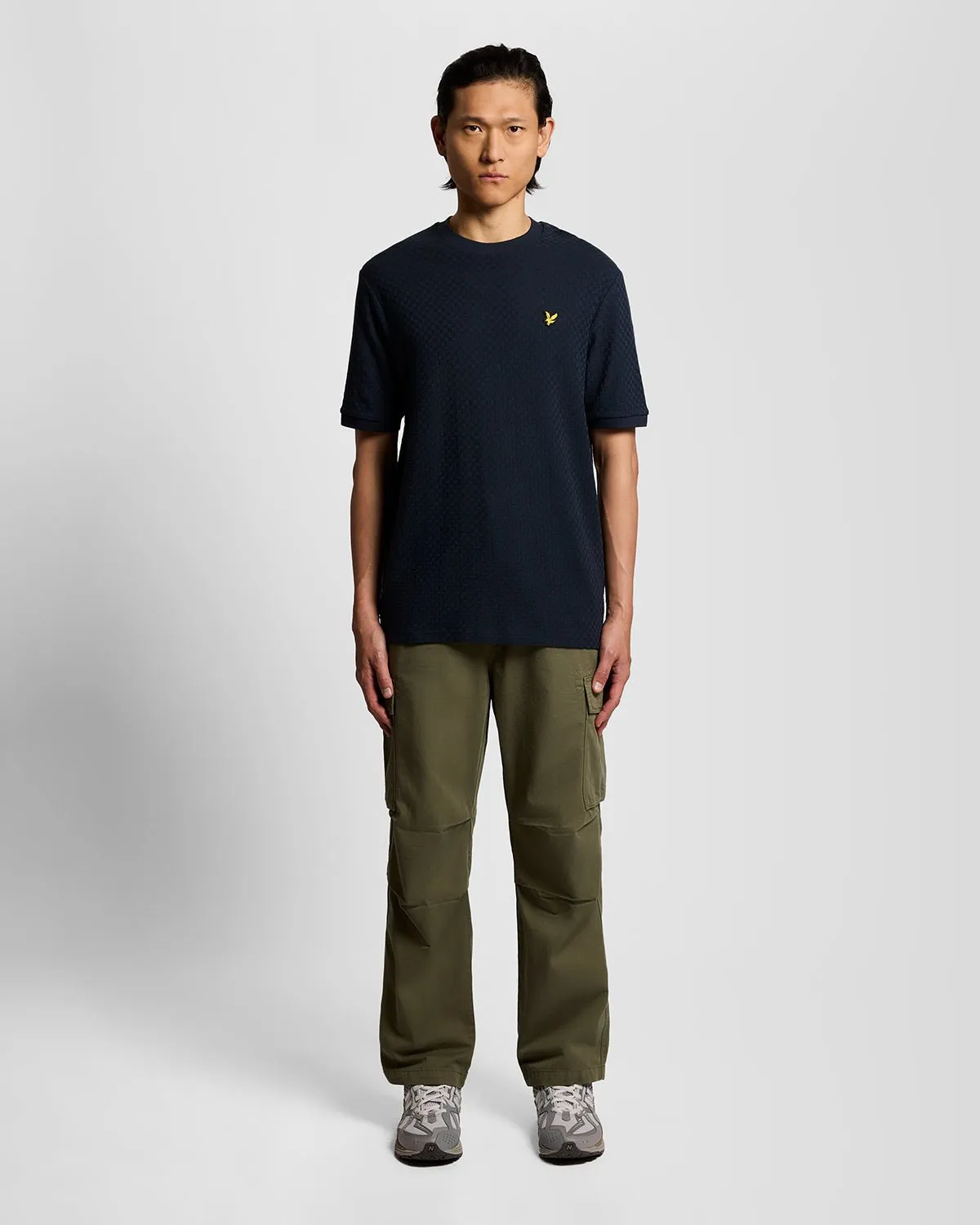 Football Jacquard T-shirt sold by Lyle & Scott product image thumbnail 3