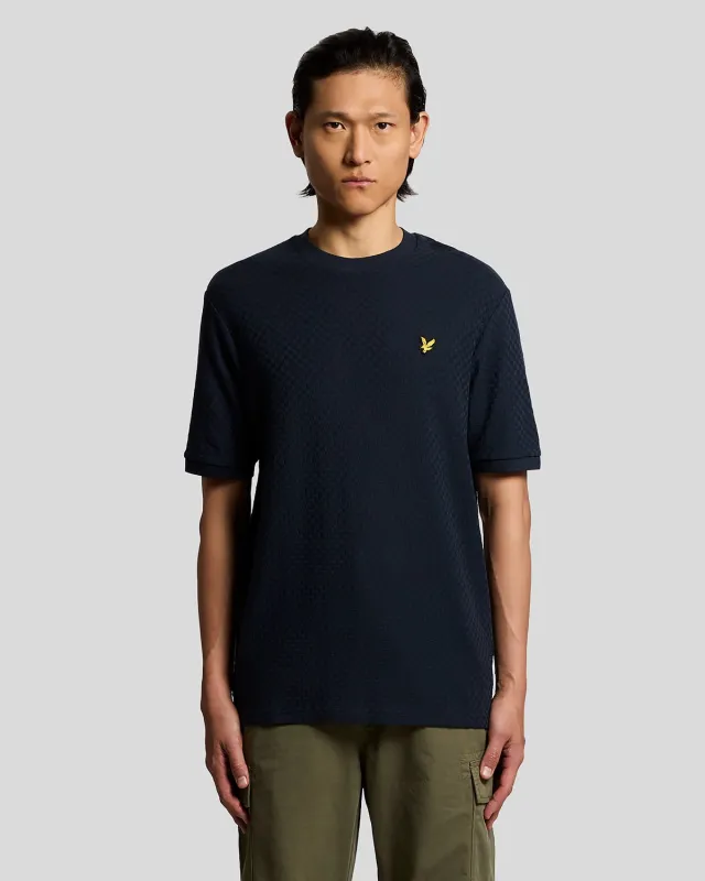 Football Jacquard T-shirt sold by Lyle & Scott