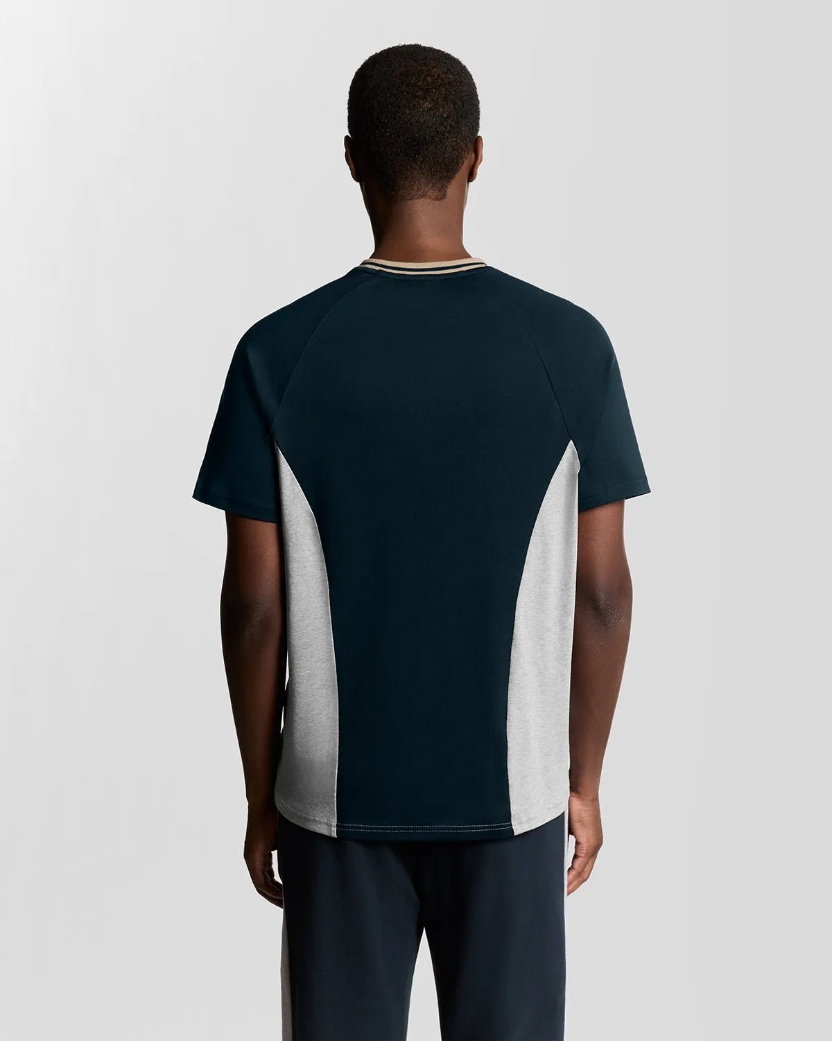 Interlock Contrast Raglan T-shirt sold by Lyle & Scott product image thumbnail 3