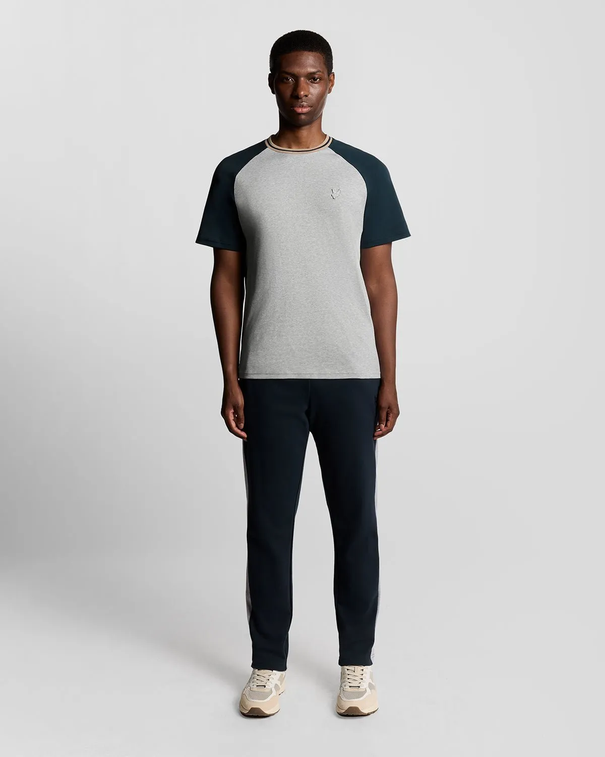 Interlock Contrast Raglan T-shirt sold by Lyle & Scott product image thumbnail 2