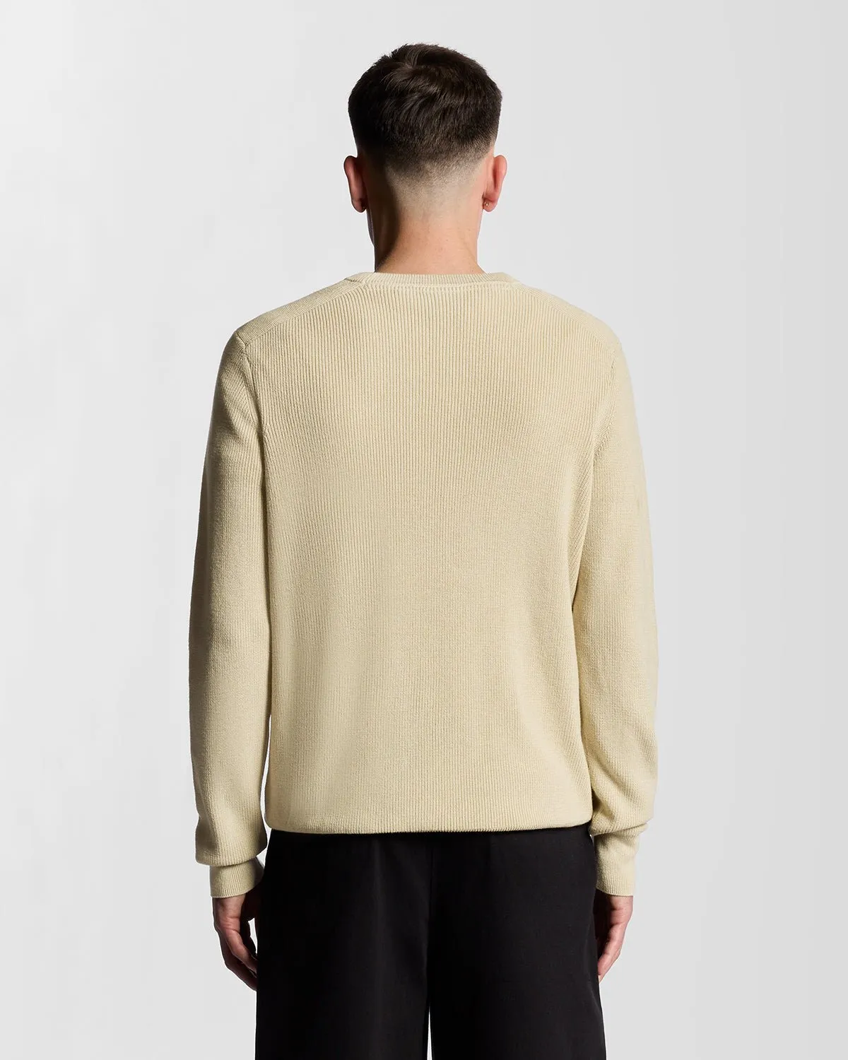 Engineered Rib Crew Neck Jumper sold by Lyle & Scott product image thumbnail 3