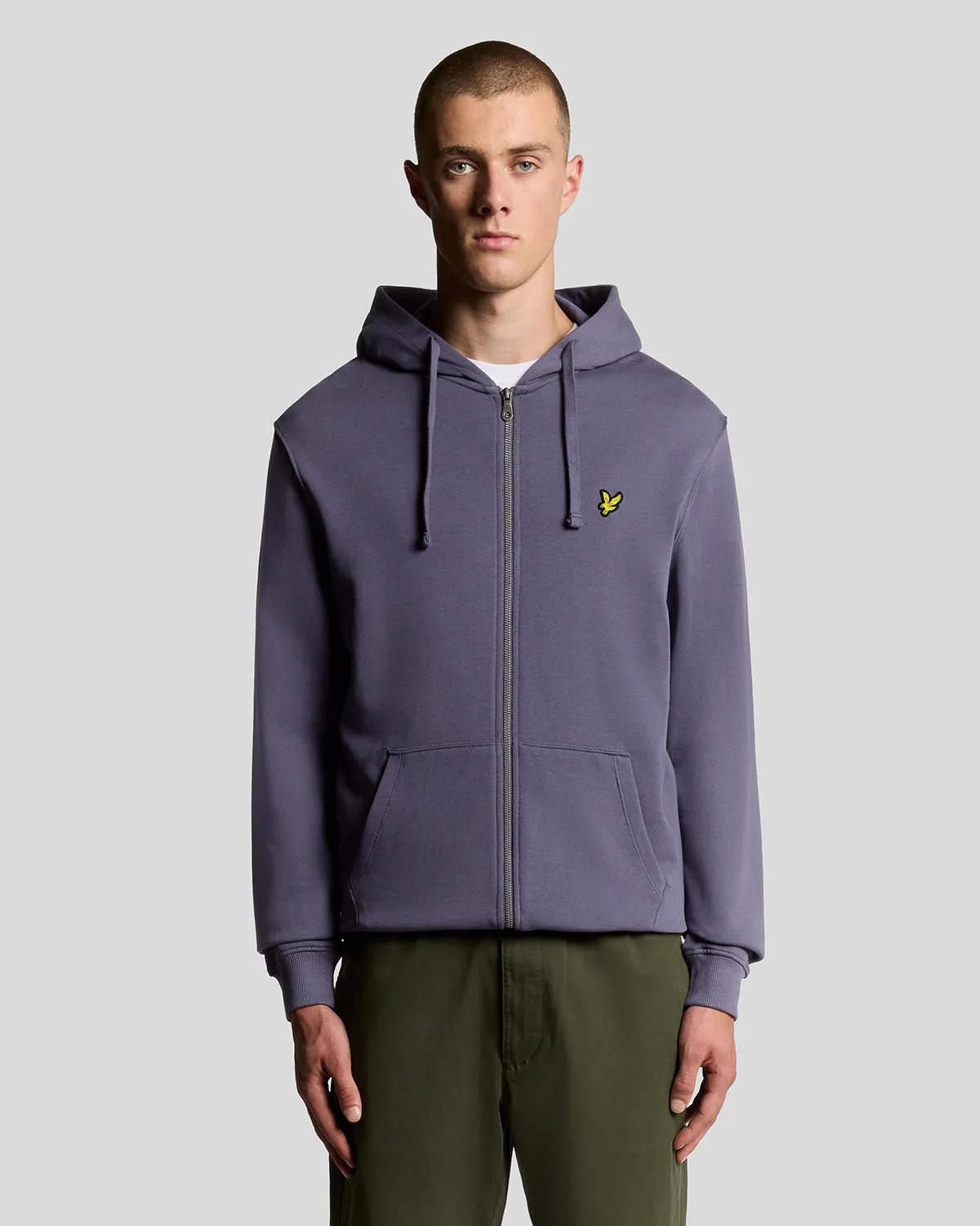 Loopback Cotton Full Zip Hoodie sold by Lyle & Scott