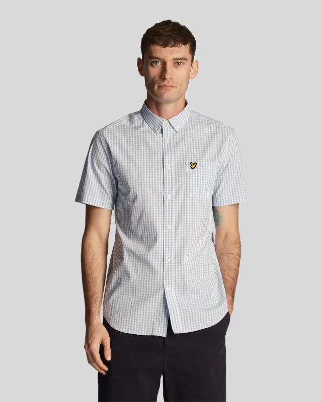 Slim Fit Gingham Shirt sold by Lyle & Scott
