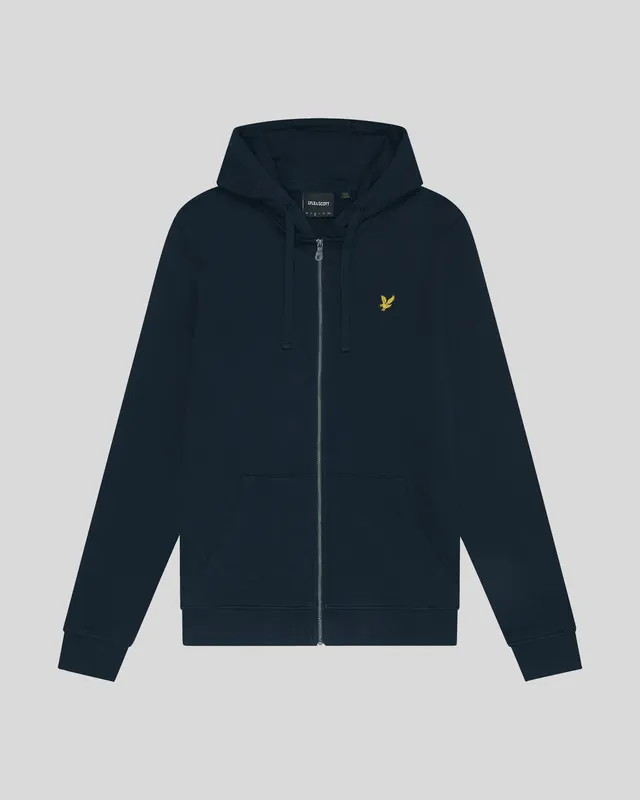 Loopback Cotton Full Zip Hoodie sold by Lyle & Scott