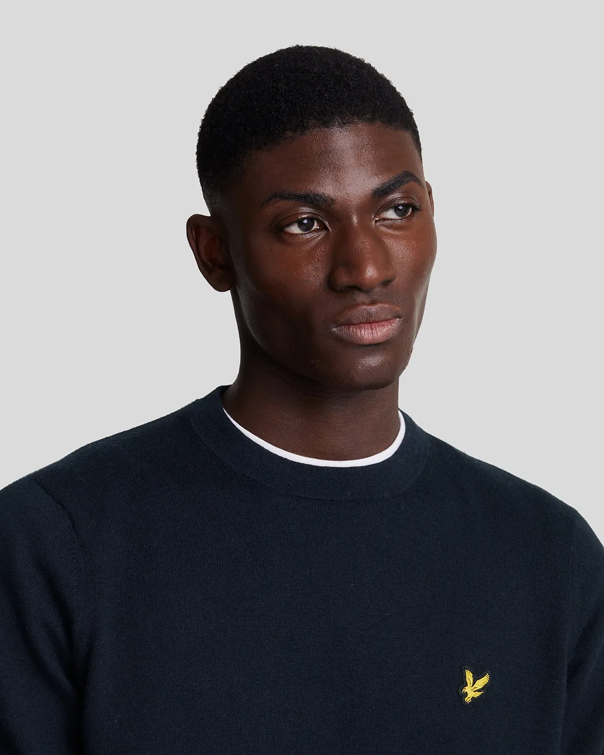 Cotton Merino Crew Neck Jumper sold by Lyle & Scott product image thumbnail 4
