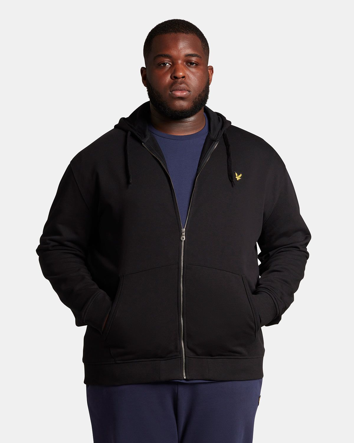 Zip Through Hoodie Plus sold by Lyle & Scott