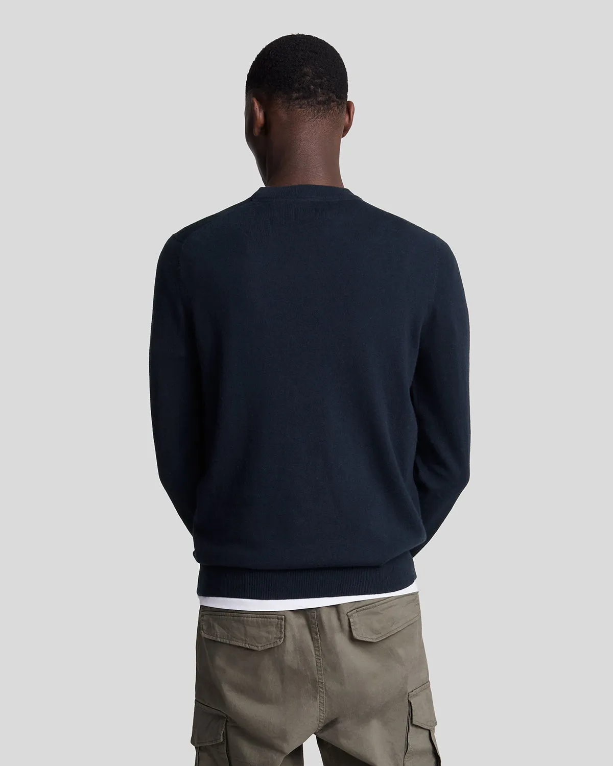 Cotton Merino Crew Neck Jumper sold by Lyle & Scott product image thumbnail 3