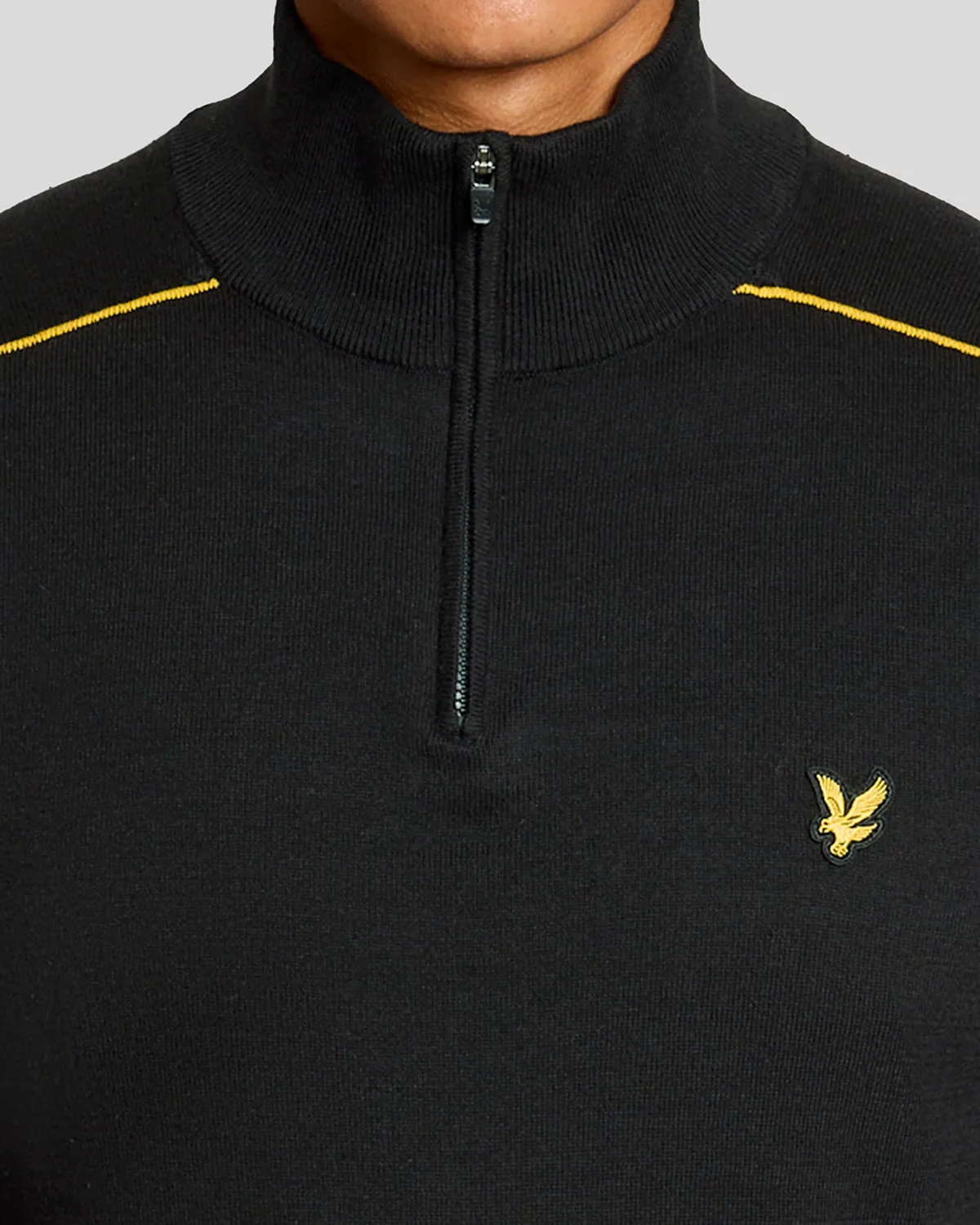 Cotton Tipped 1/4 Zip Jumper sold by Lyle & Scott product image thumbnail 3