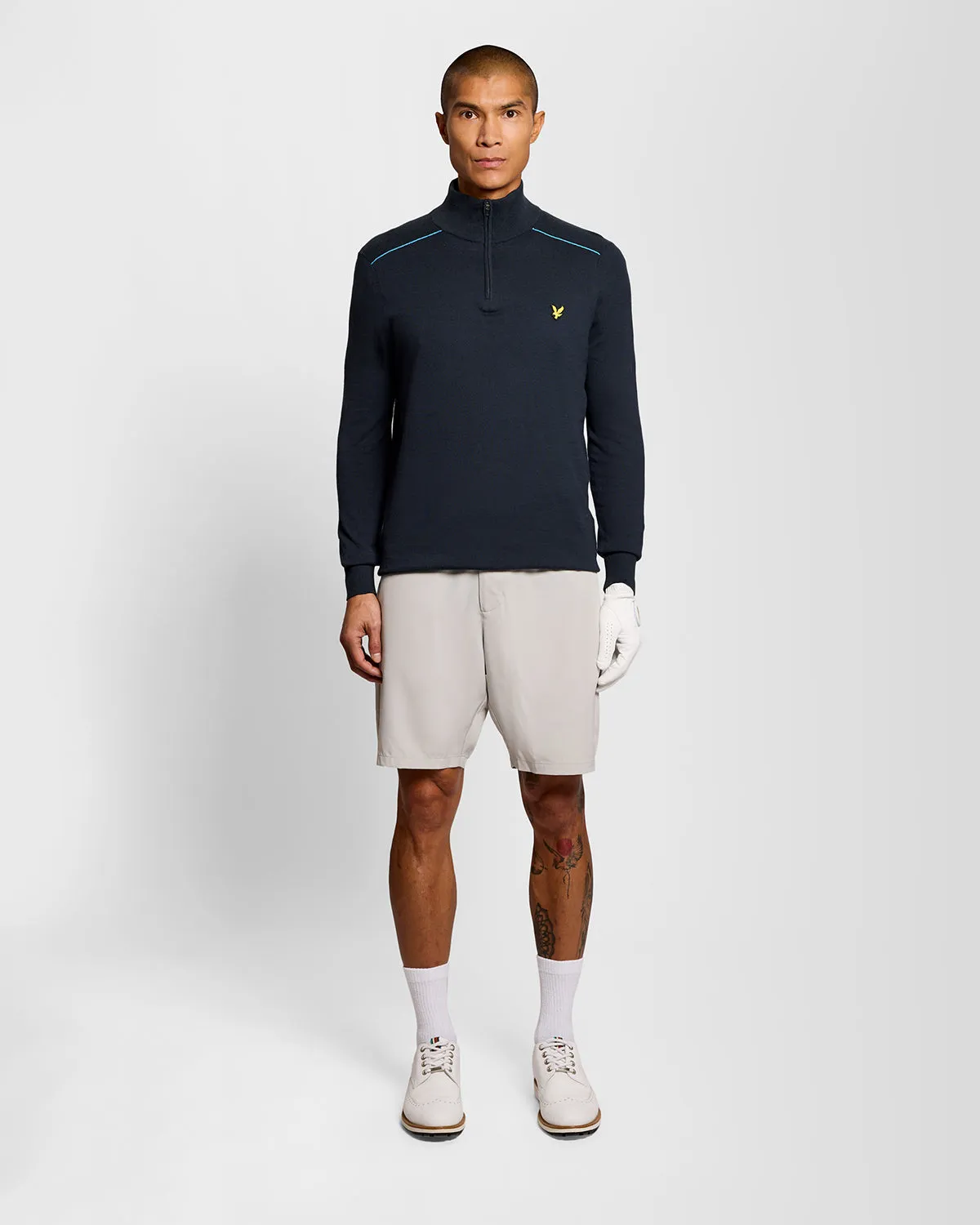 Cotton Tipped 1/4 Zip Jumper sold by Lyle & Scott product image thumbnail 2